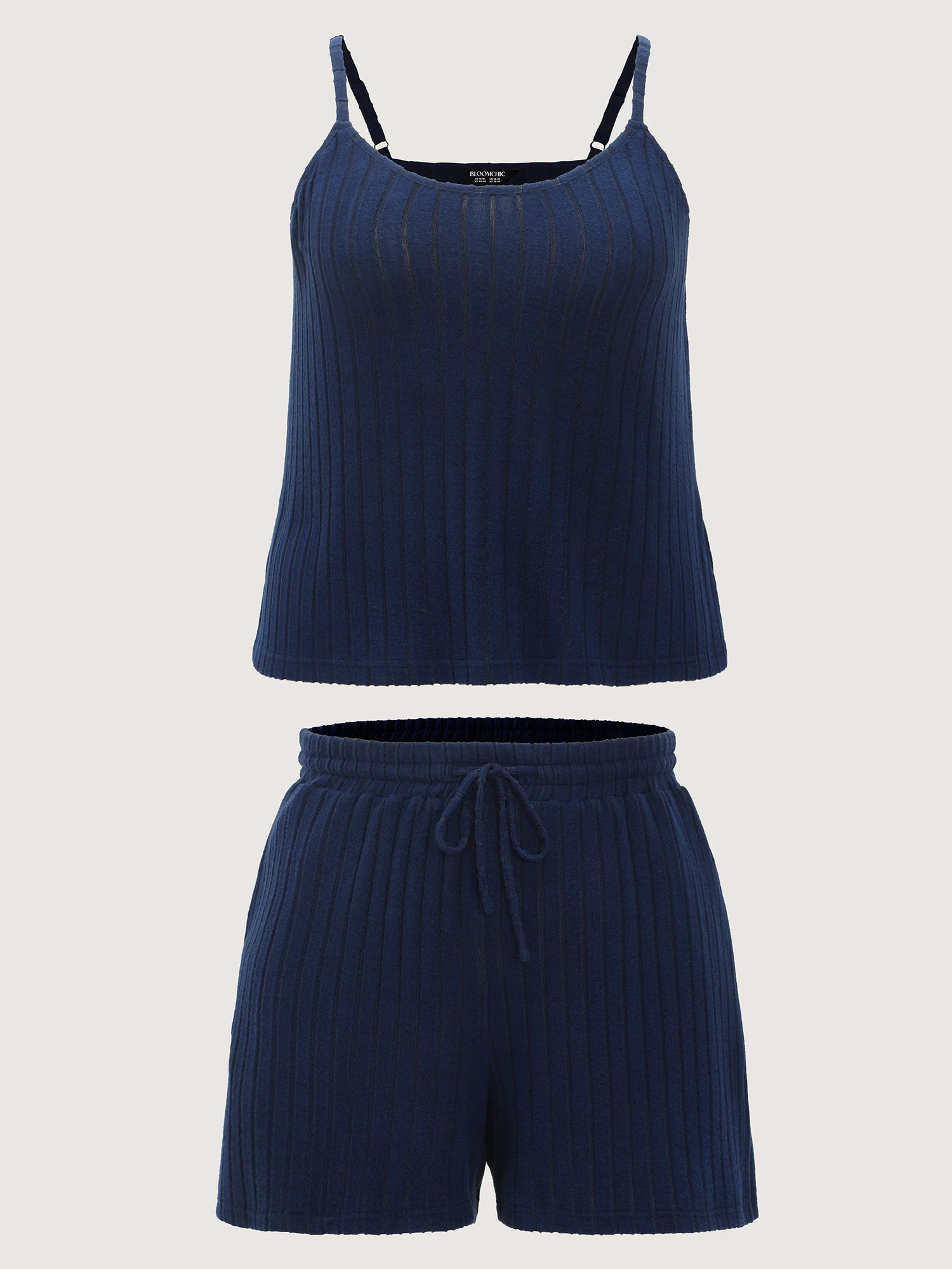 Textured Stretchy Co-Ord Lounge Set - Image 9