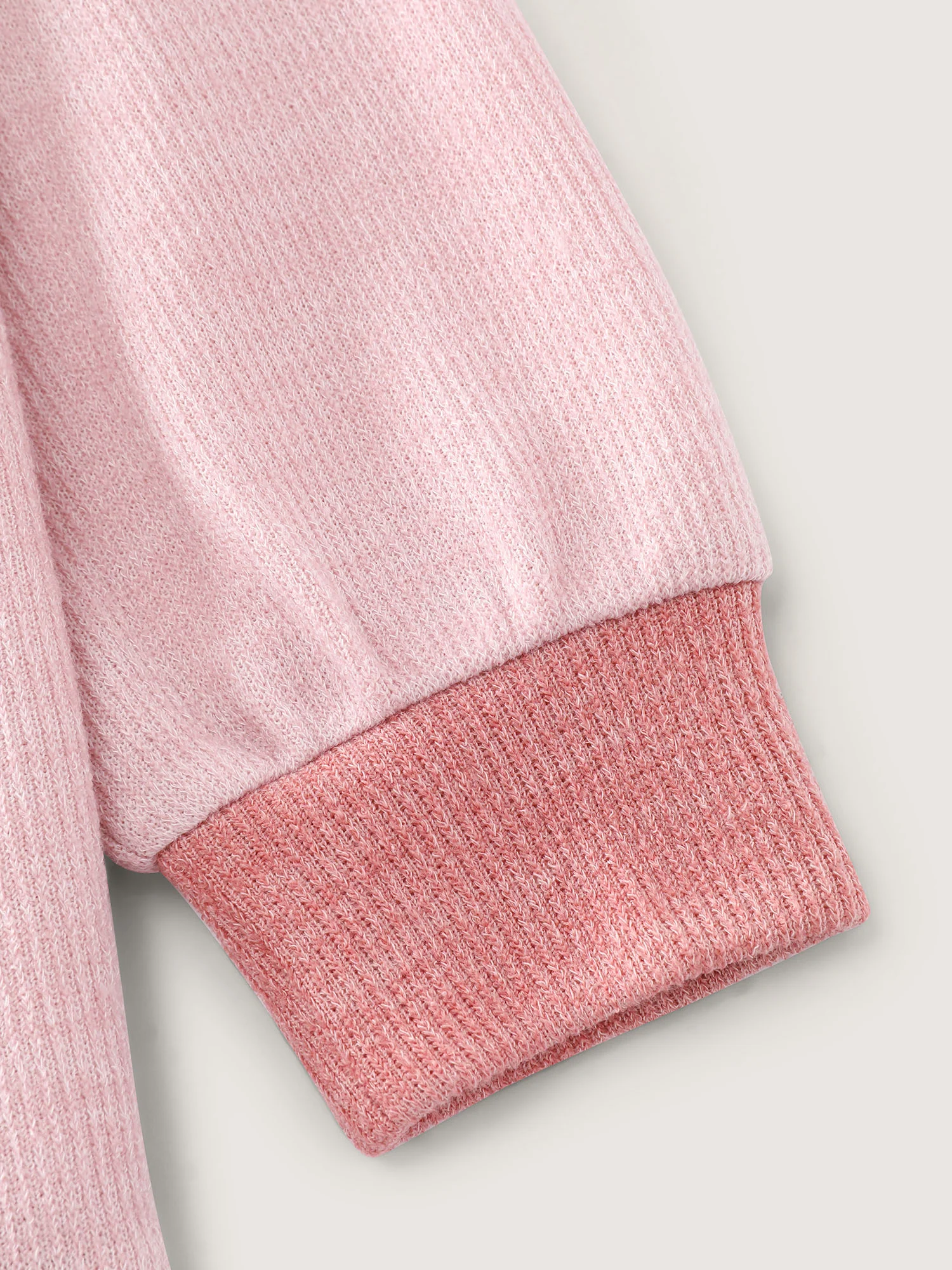 Textured Stretchy Color Contrast Sweatshirt - Image 6