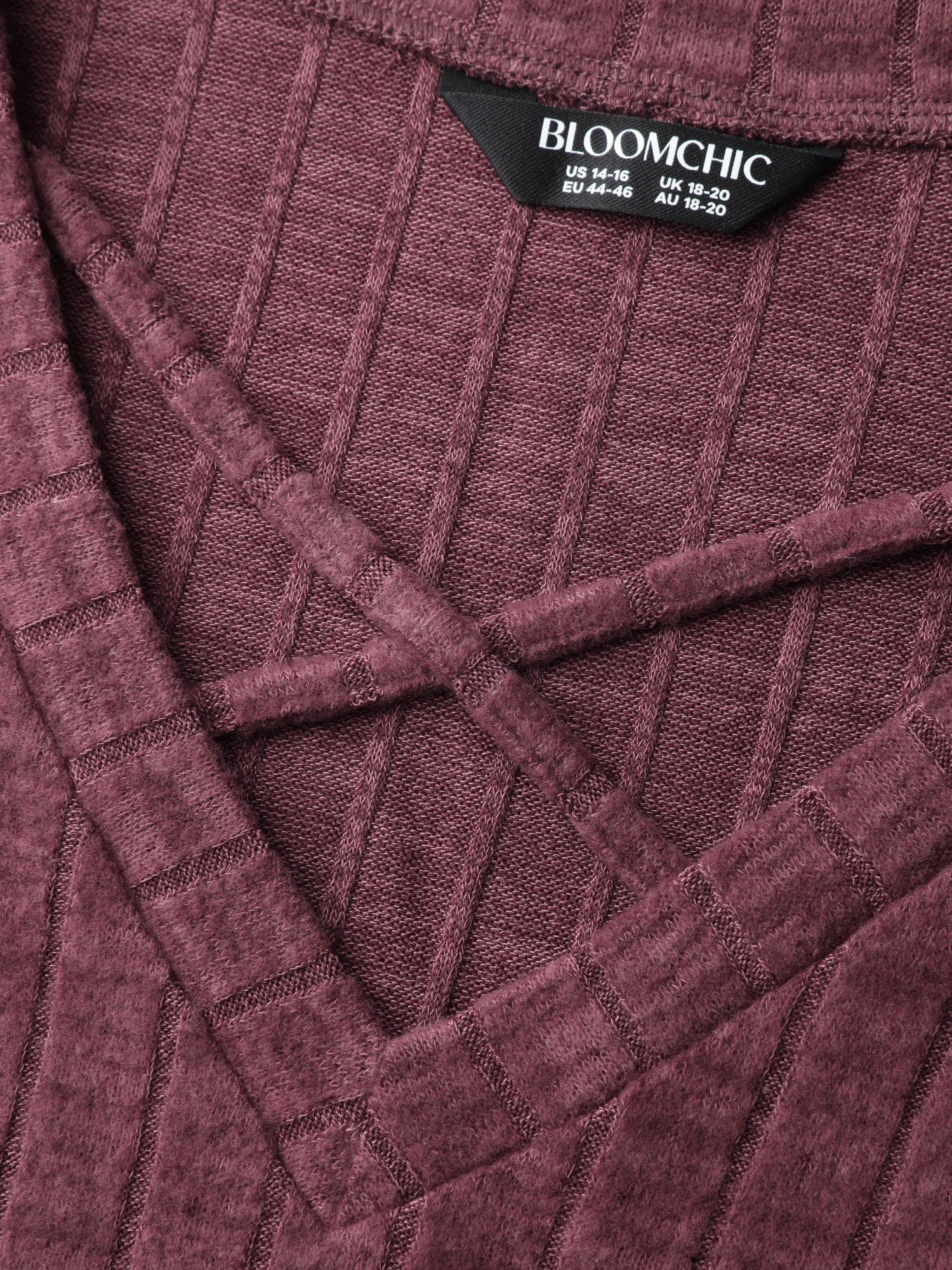 Textured Stretchy Color Contrast Sweatshirt - Image 5
