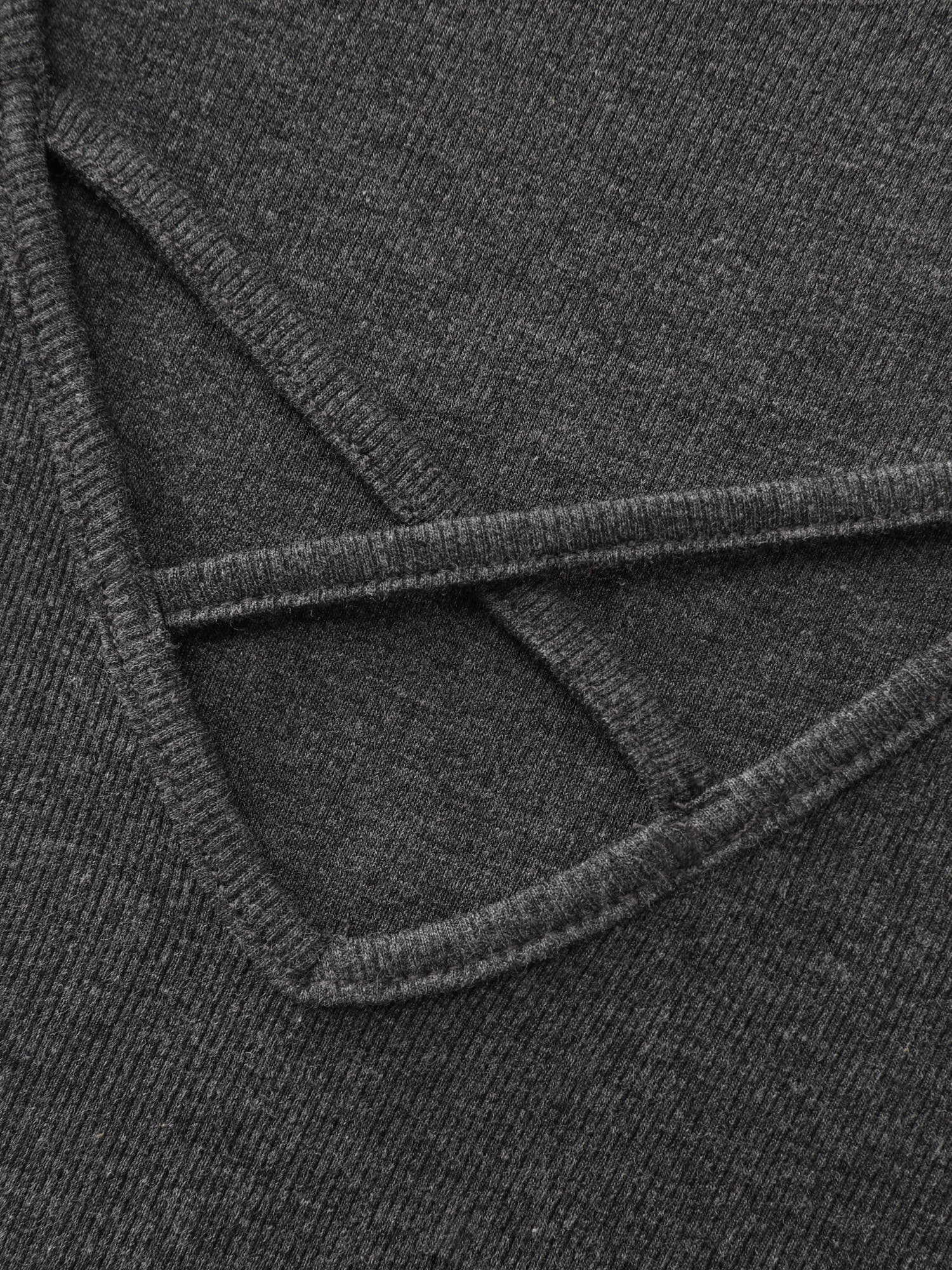 Textured Stretchy Cut-Out Neckline T-Shirt - Image 6
