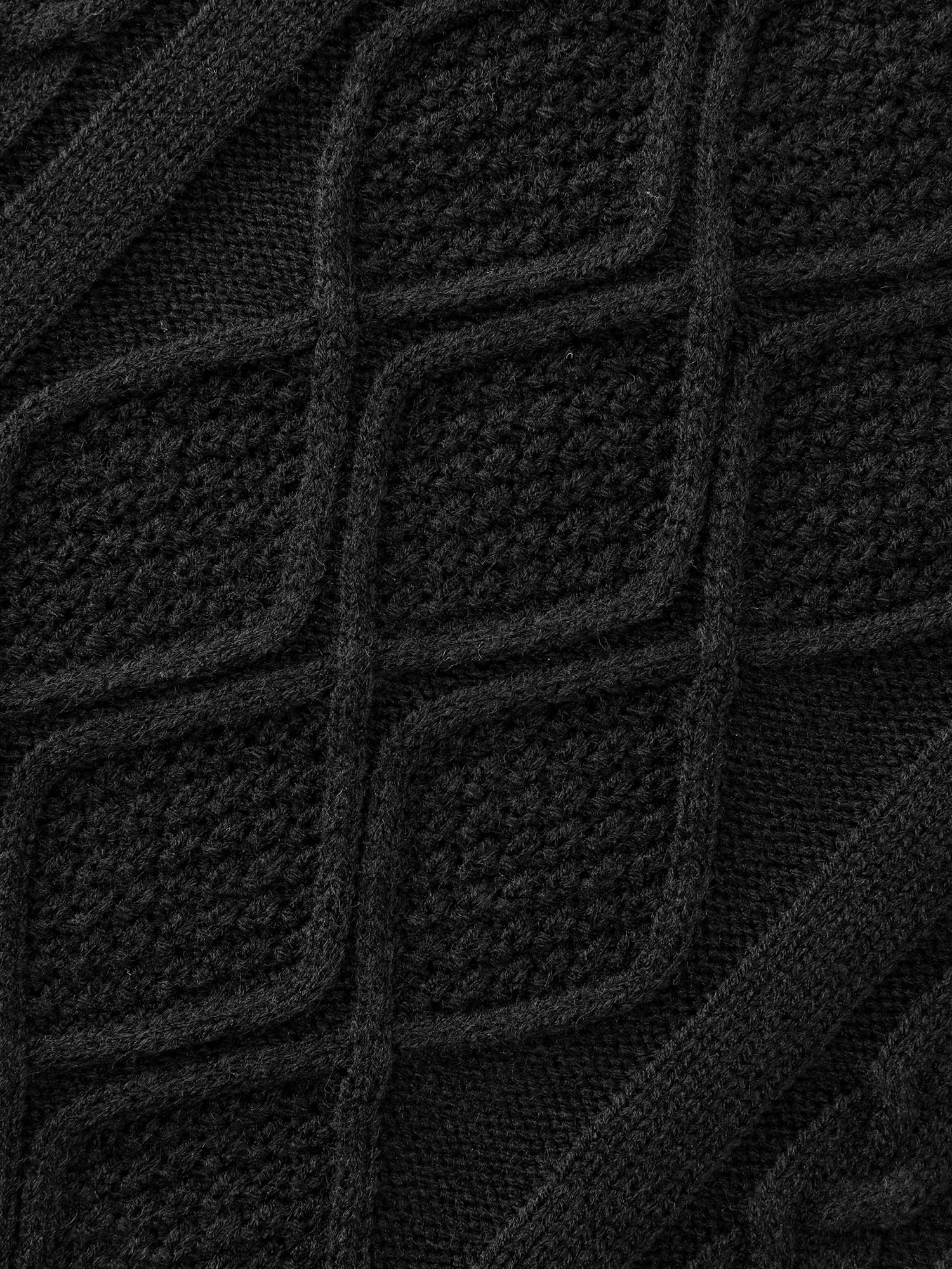 Textured Stripe Pinafore Mini Sweater Dress - Image 6