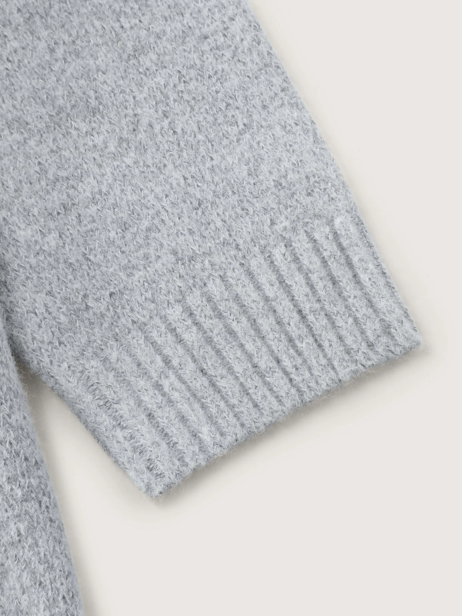 Textured Super Stretchy Hooded Pullover - Image 5
