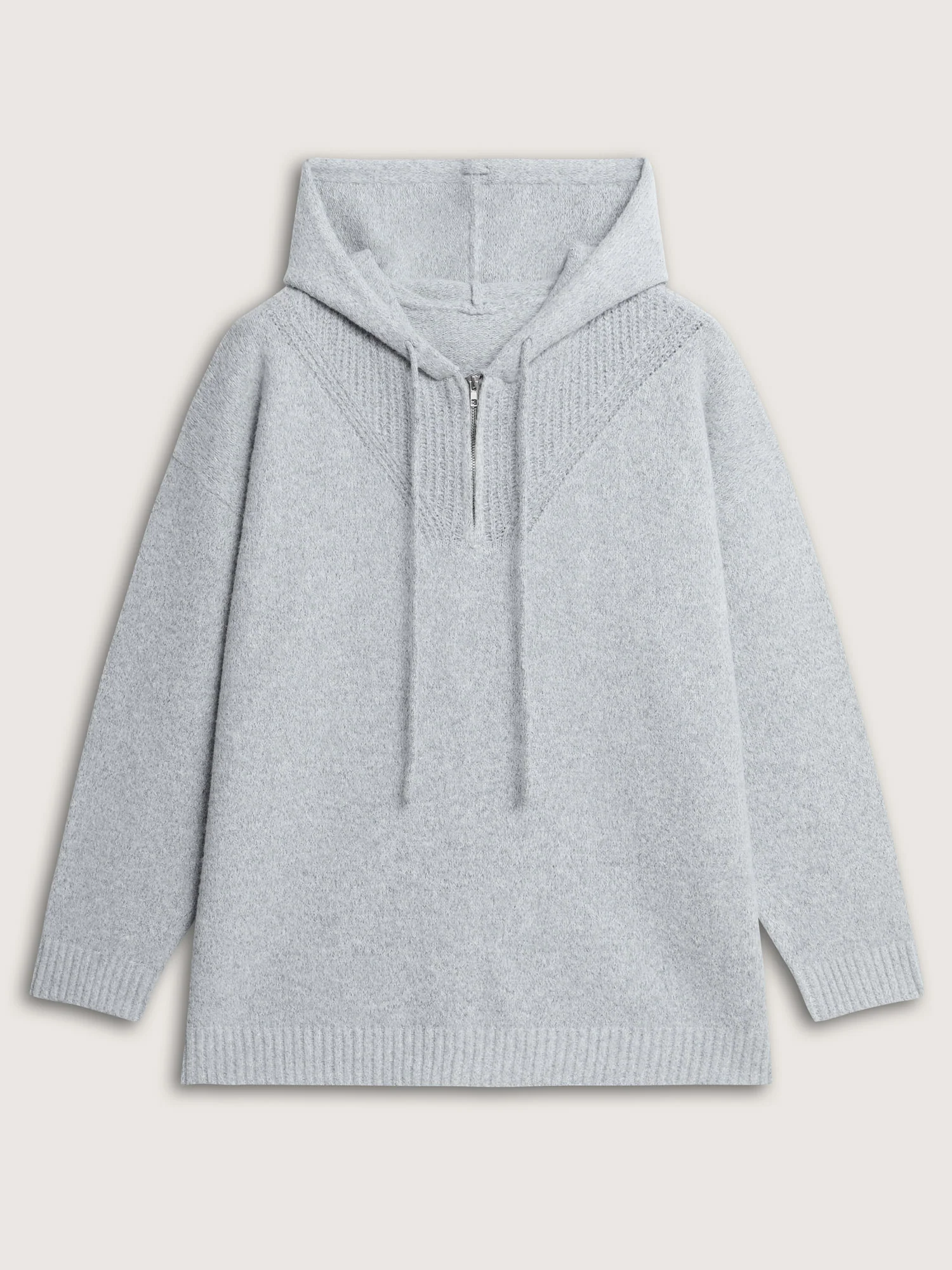 Textured Super Stretchy Hooded Pullover - Image 7