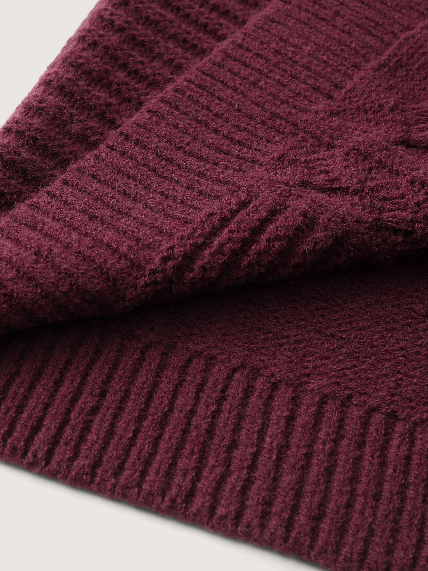 Textured Super Stretchy Pockets Knit Cardigan - Image 6