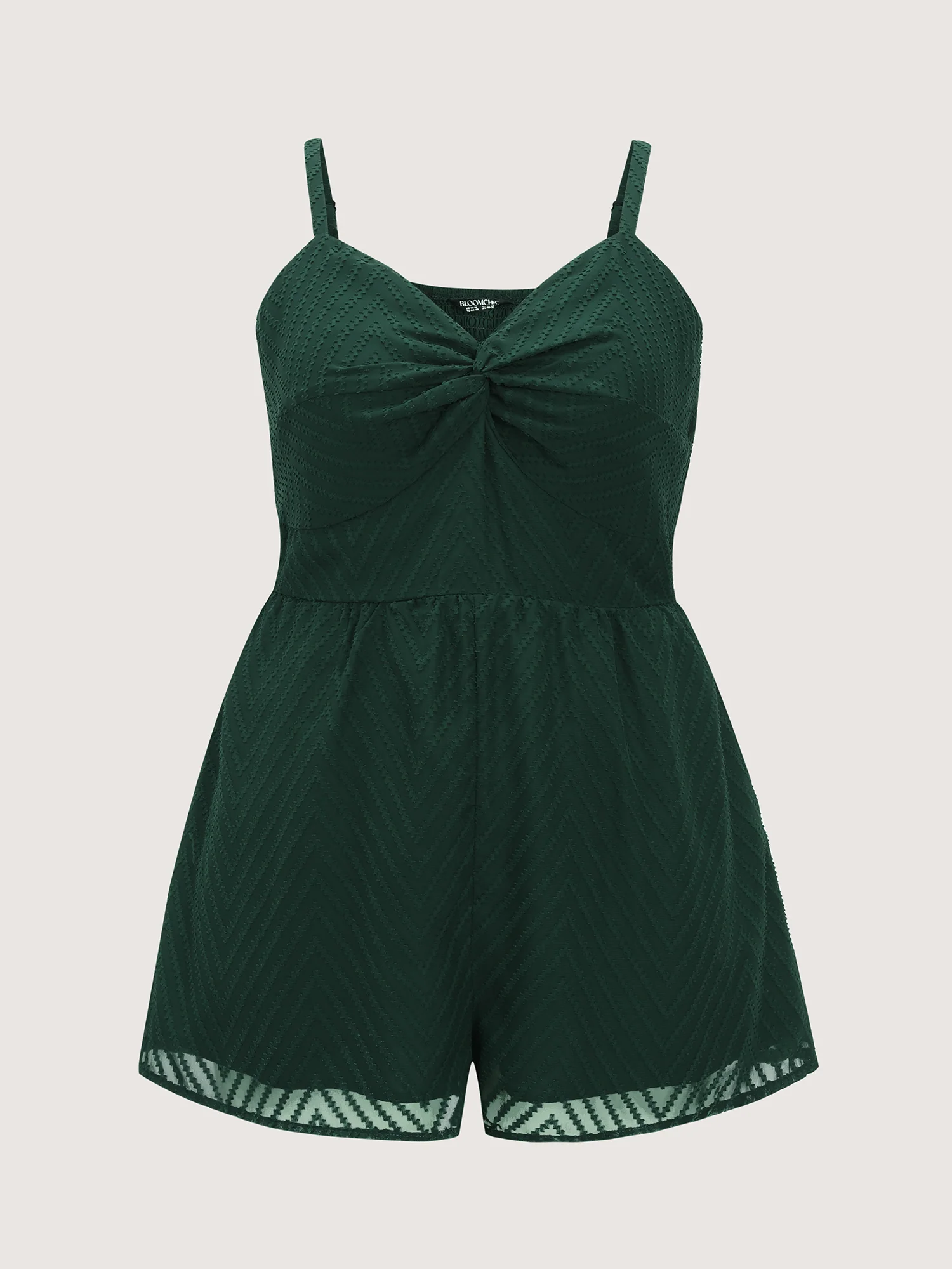 Textured Twist Knot Sleeveless Jumpsuit - Image 5