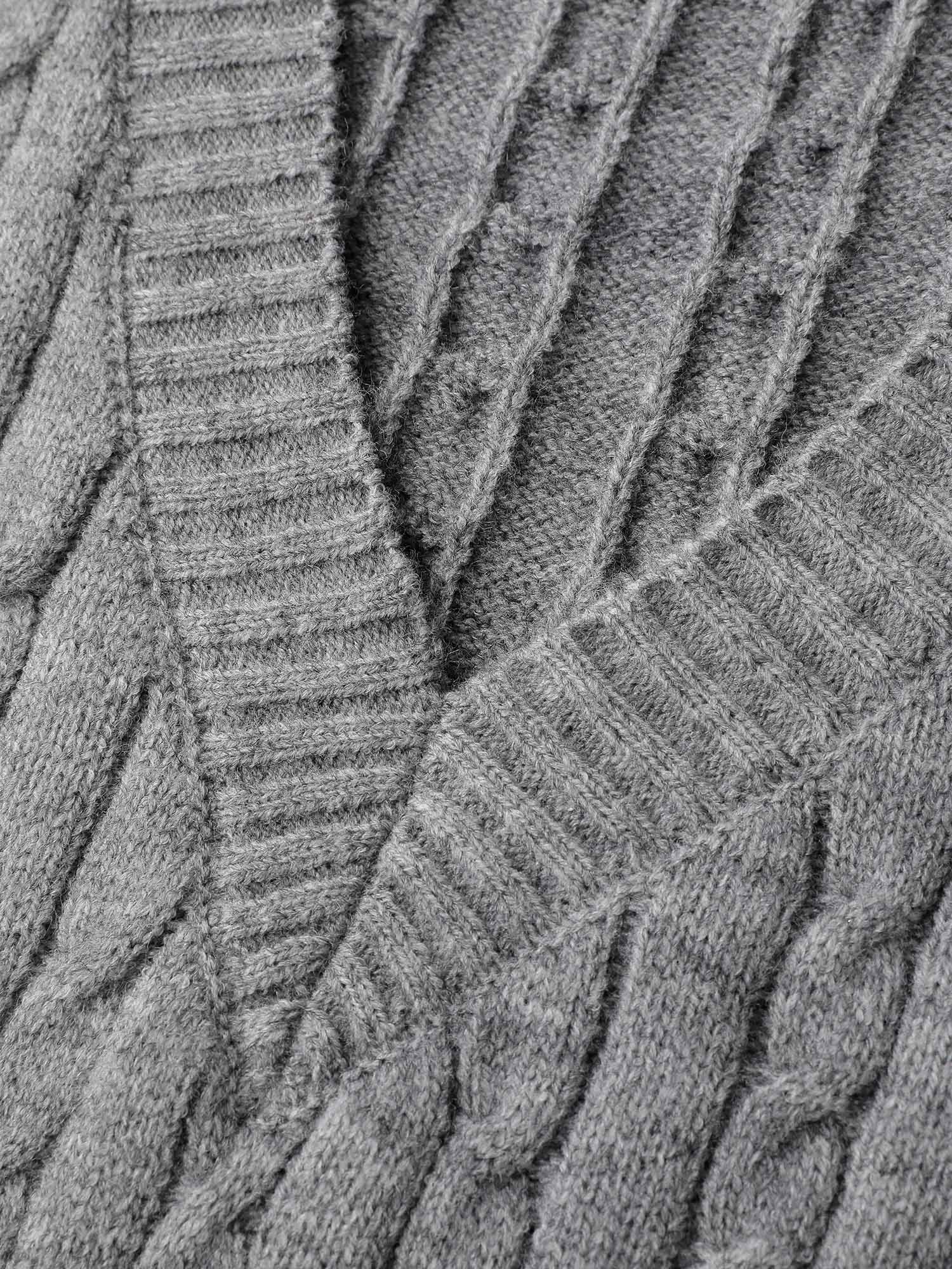 Textured V-Neck Sweater Vest - Image 6