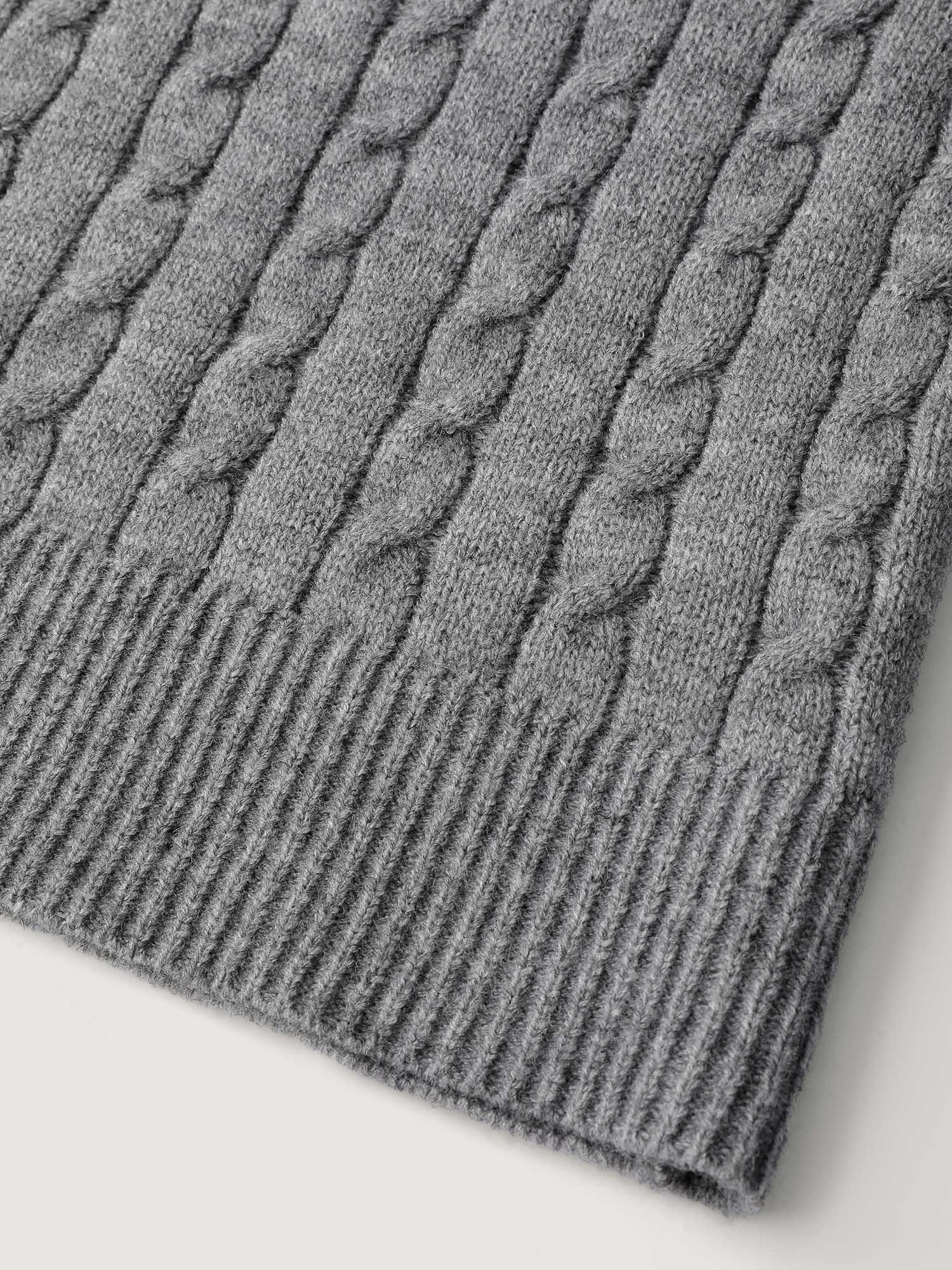 Textured V-Neck Sweater Vest - Image 7