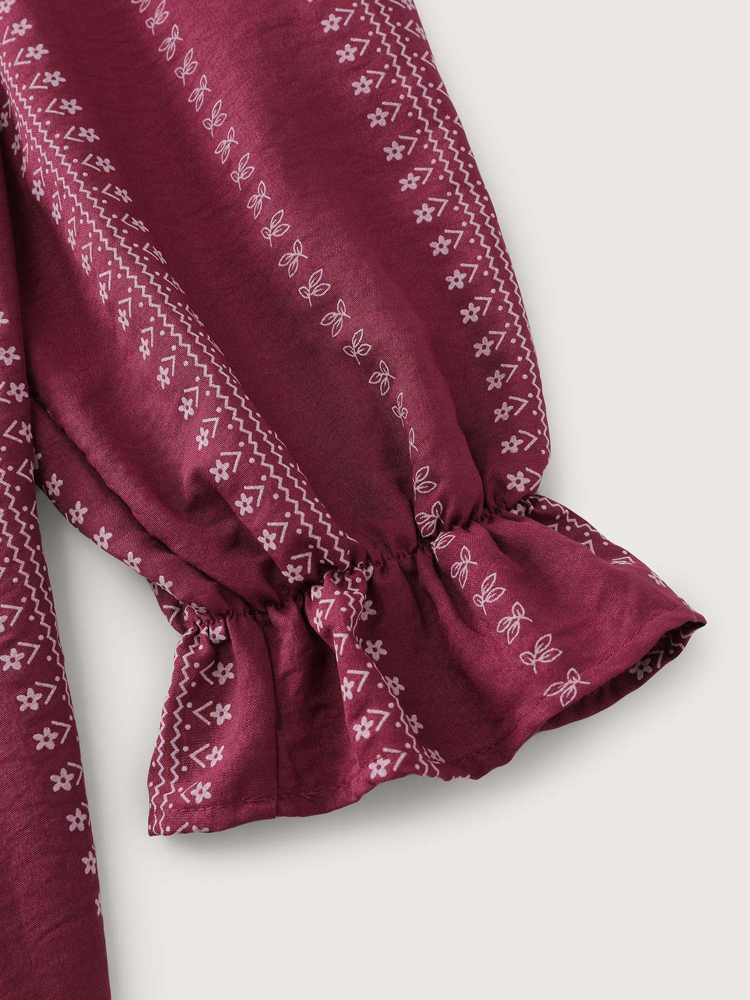 Textured Waist-Defining Square Neck Maxi Dress - Image 6