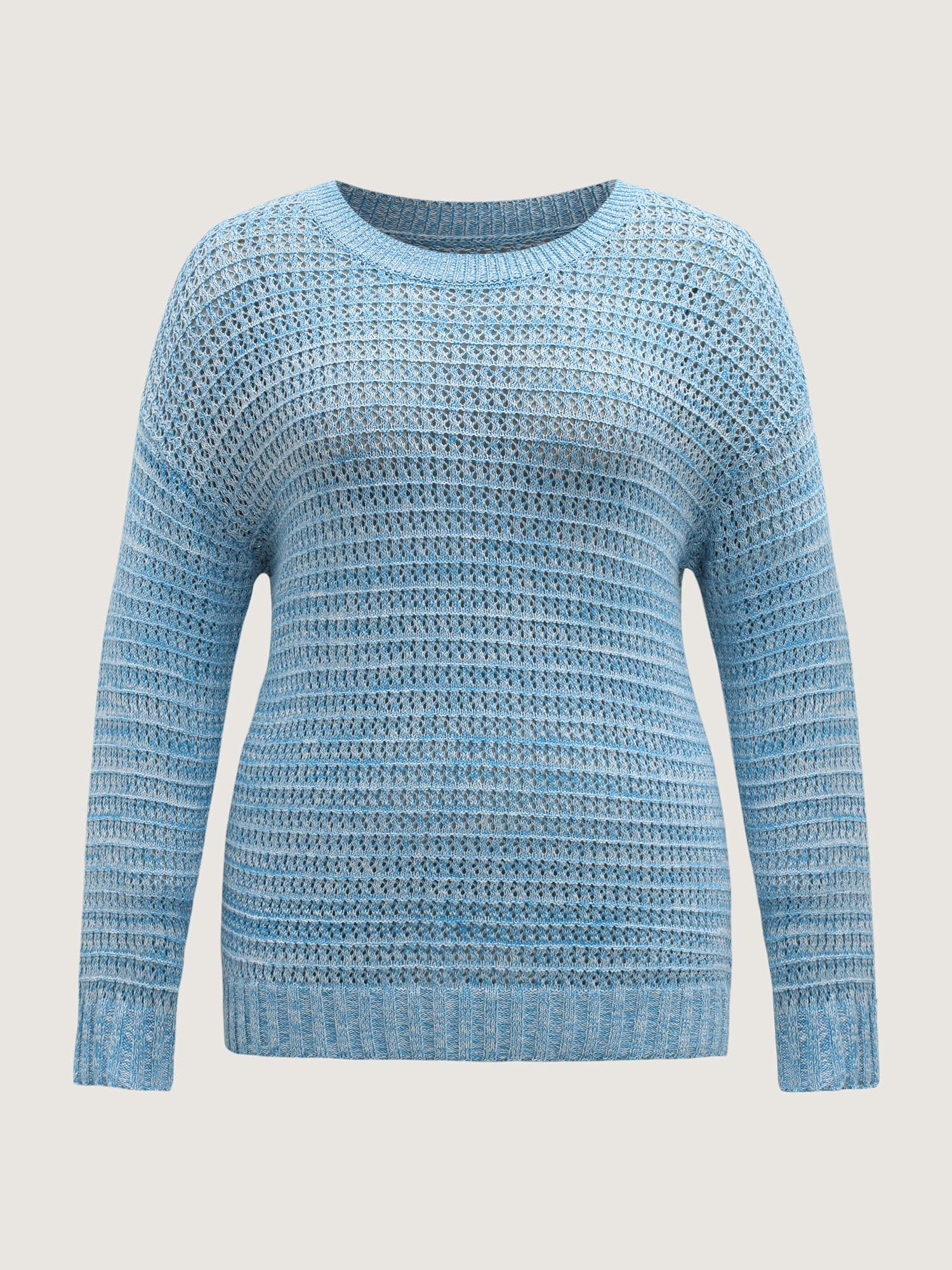 Textured Woven Color Blend Pullover - Image 7