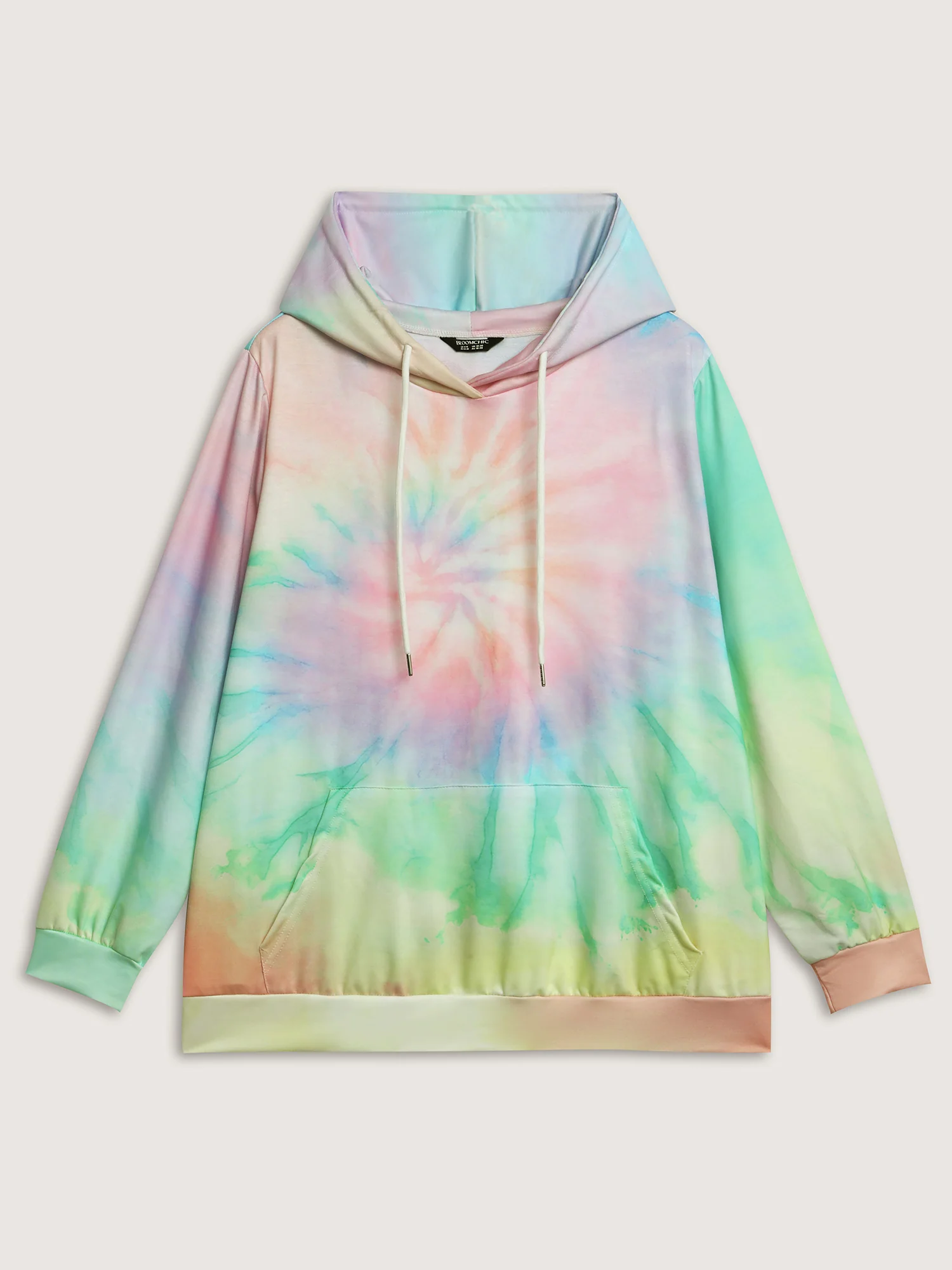 Tie-Dye Blend Pockets Hoodie - Image 7