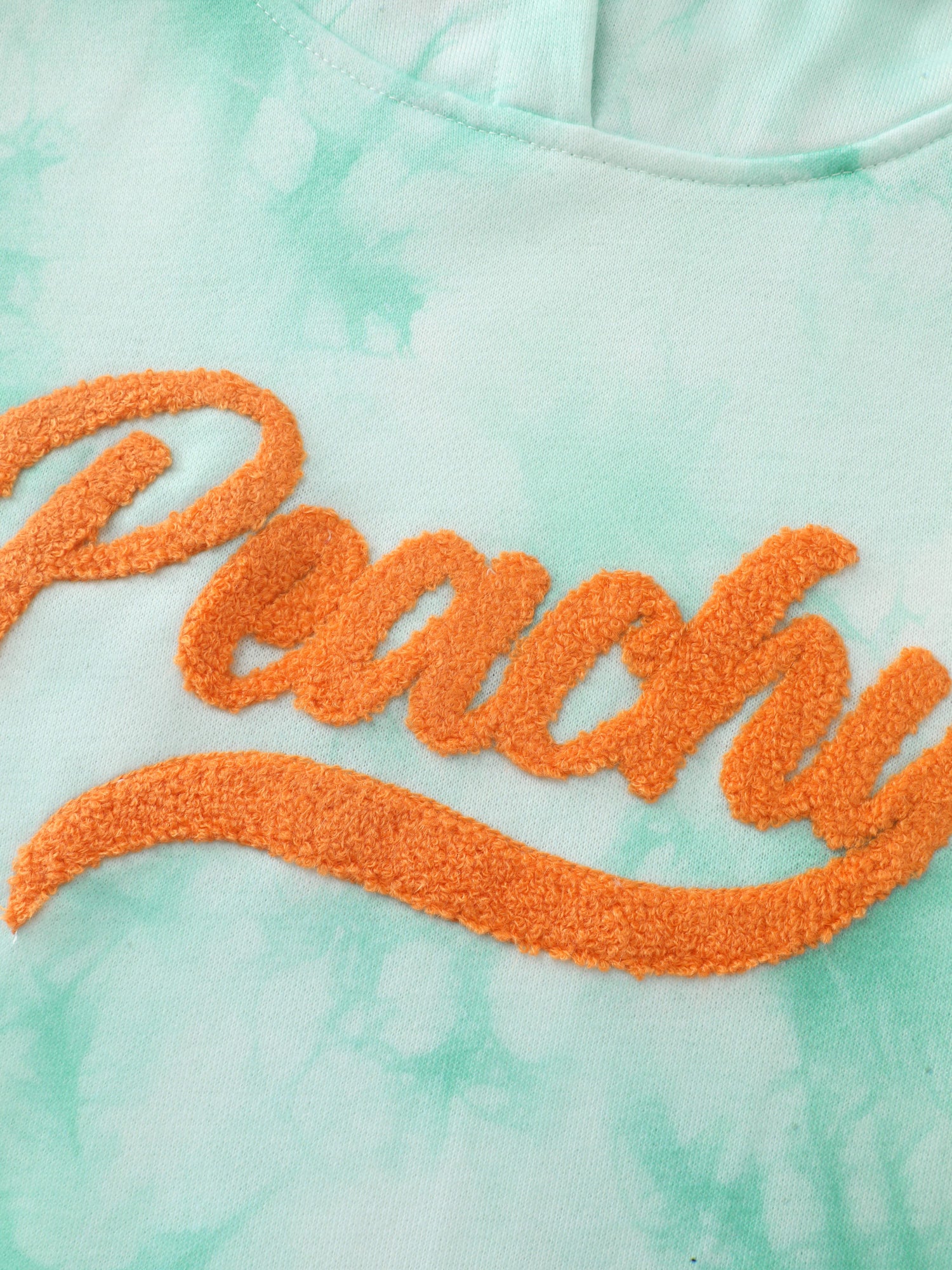 Tie-Dye Peachy Motif Hoodie - Image 5
