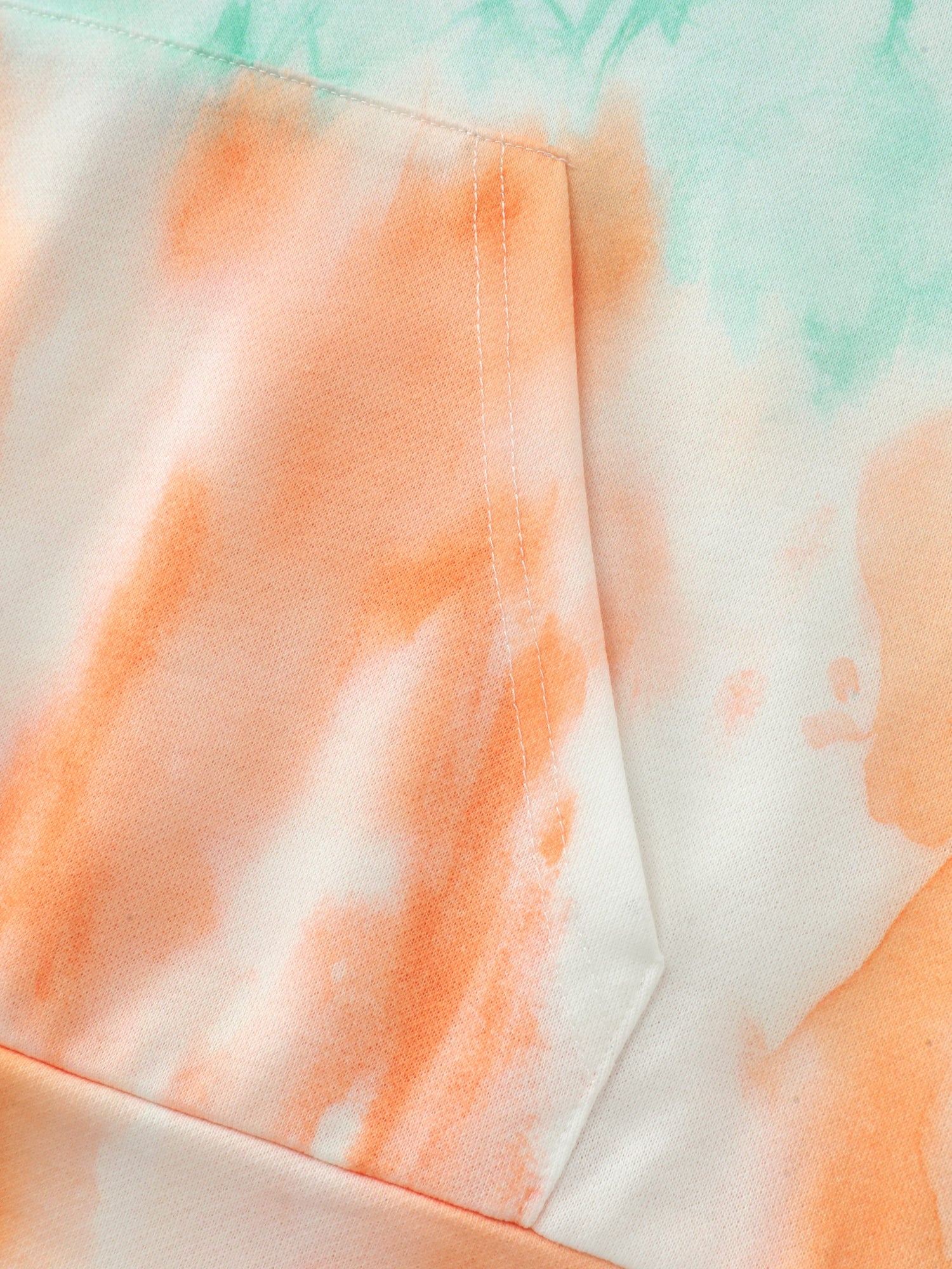 Tie-Dye Peachy Motif Hoodie - Image 6