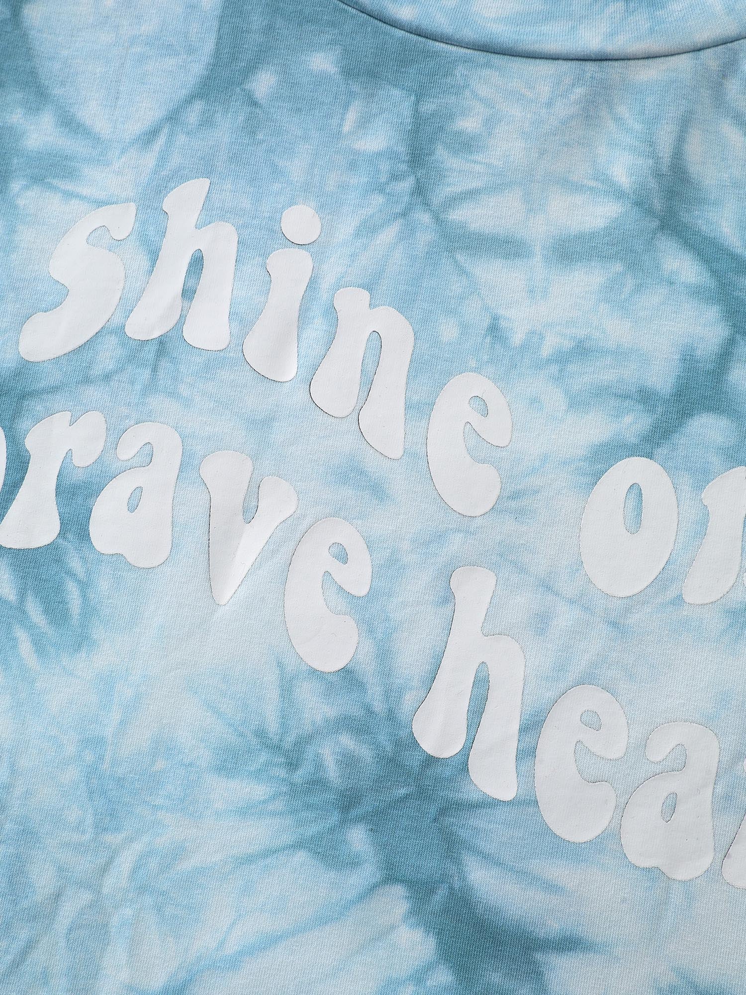 Tie-Dye Positive Affirmation Print Sweatshirt - Image 6