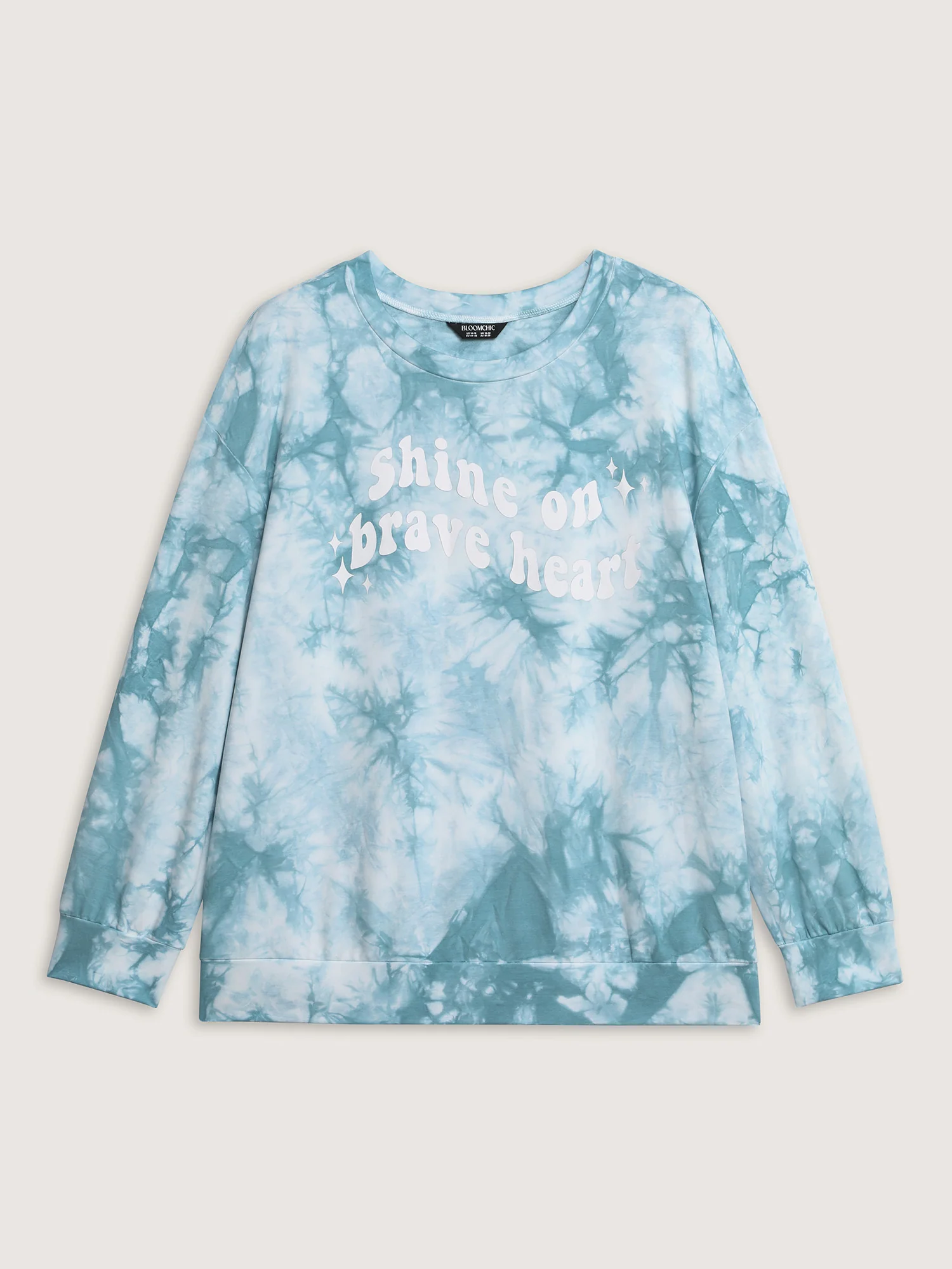Tie-Dye Positive Affirmation Print Sweatshirt - Image 8