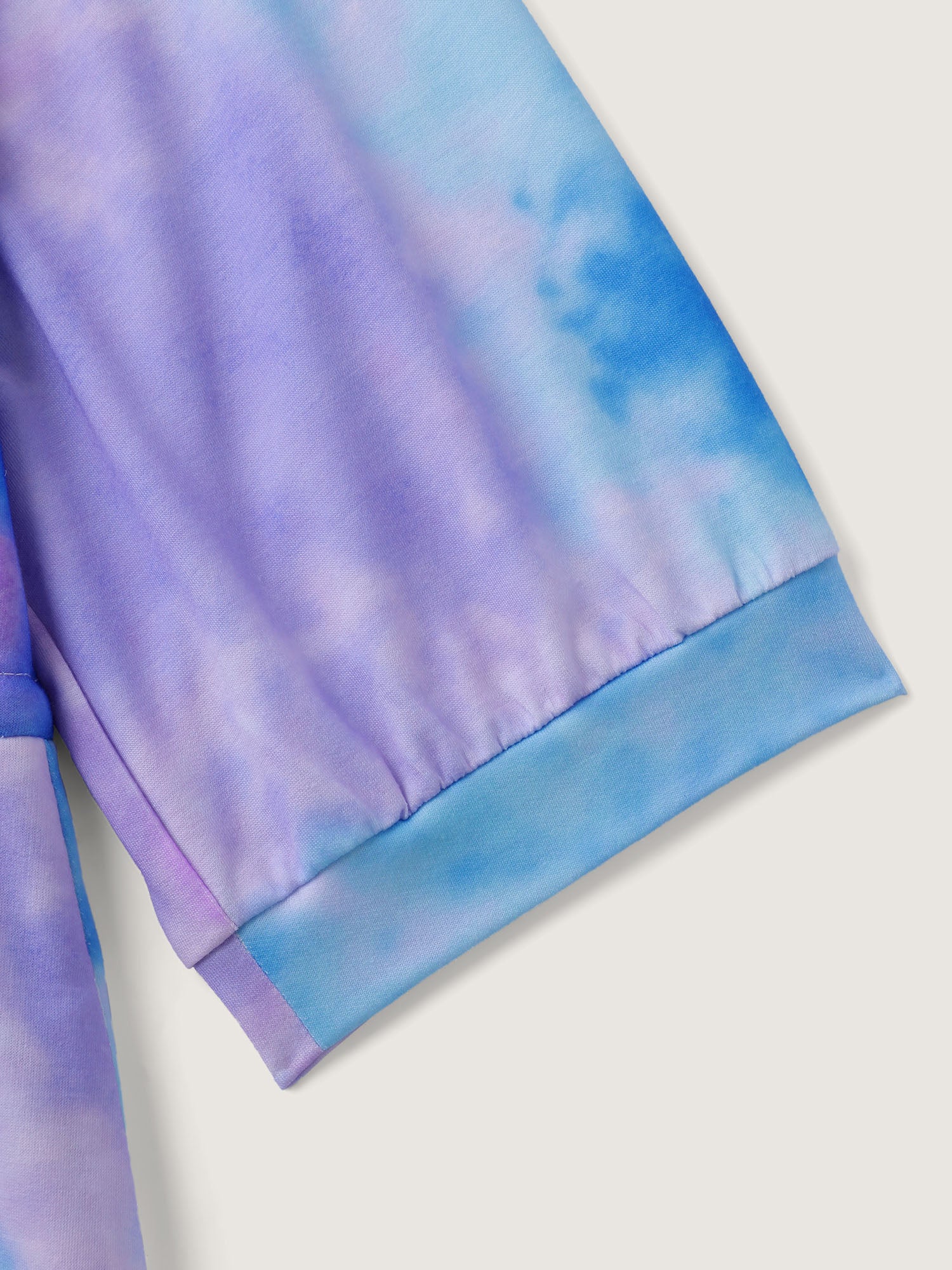 Tie-Dye Print Drawstring Waist Midi Dress - Image 6