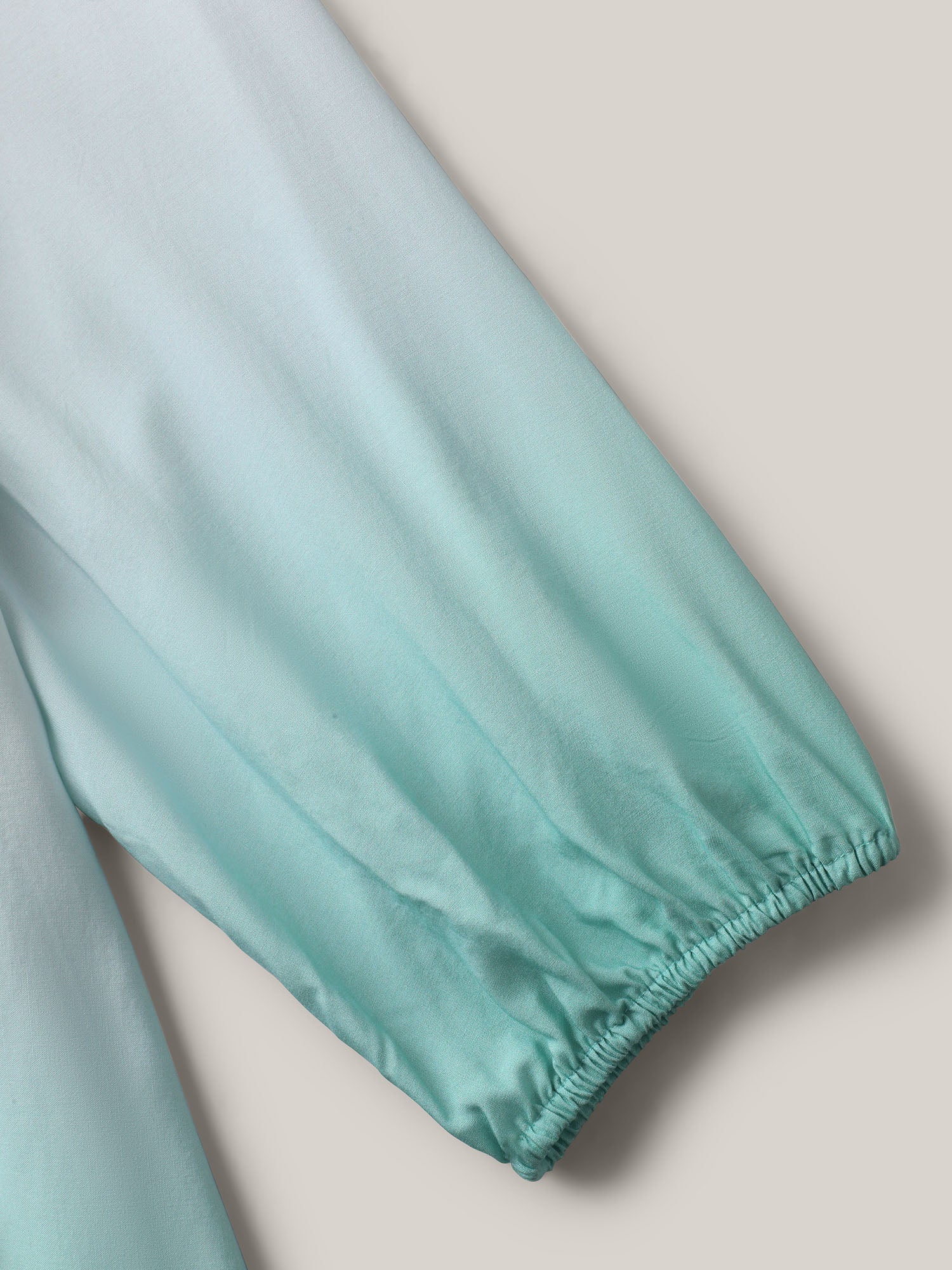 Tie-Dye Rayon Neck Tie Blouse - Image 6