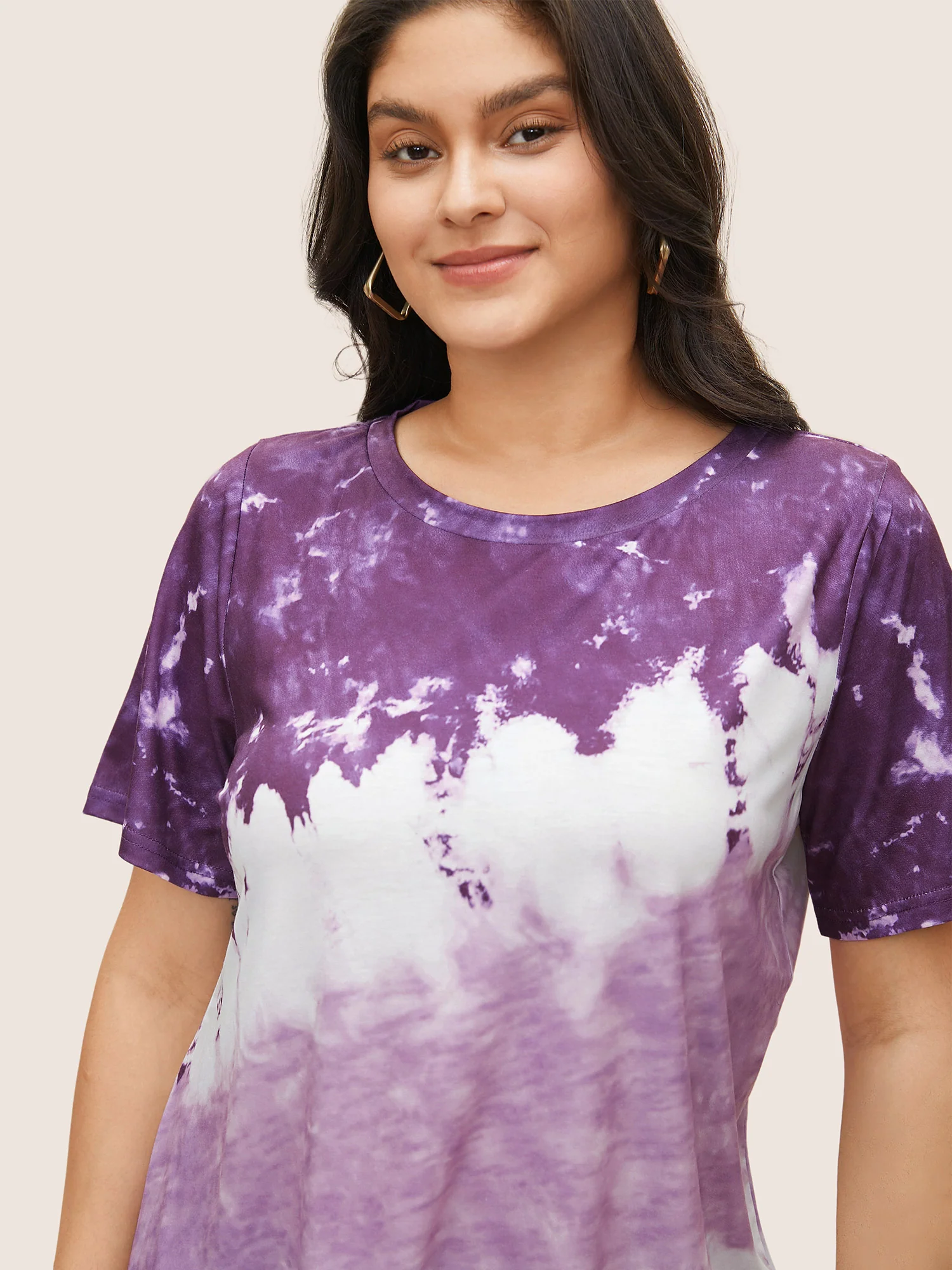 Tie Dye Round Neck T-shirt - Image 10