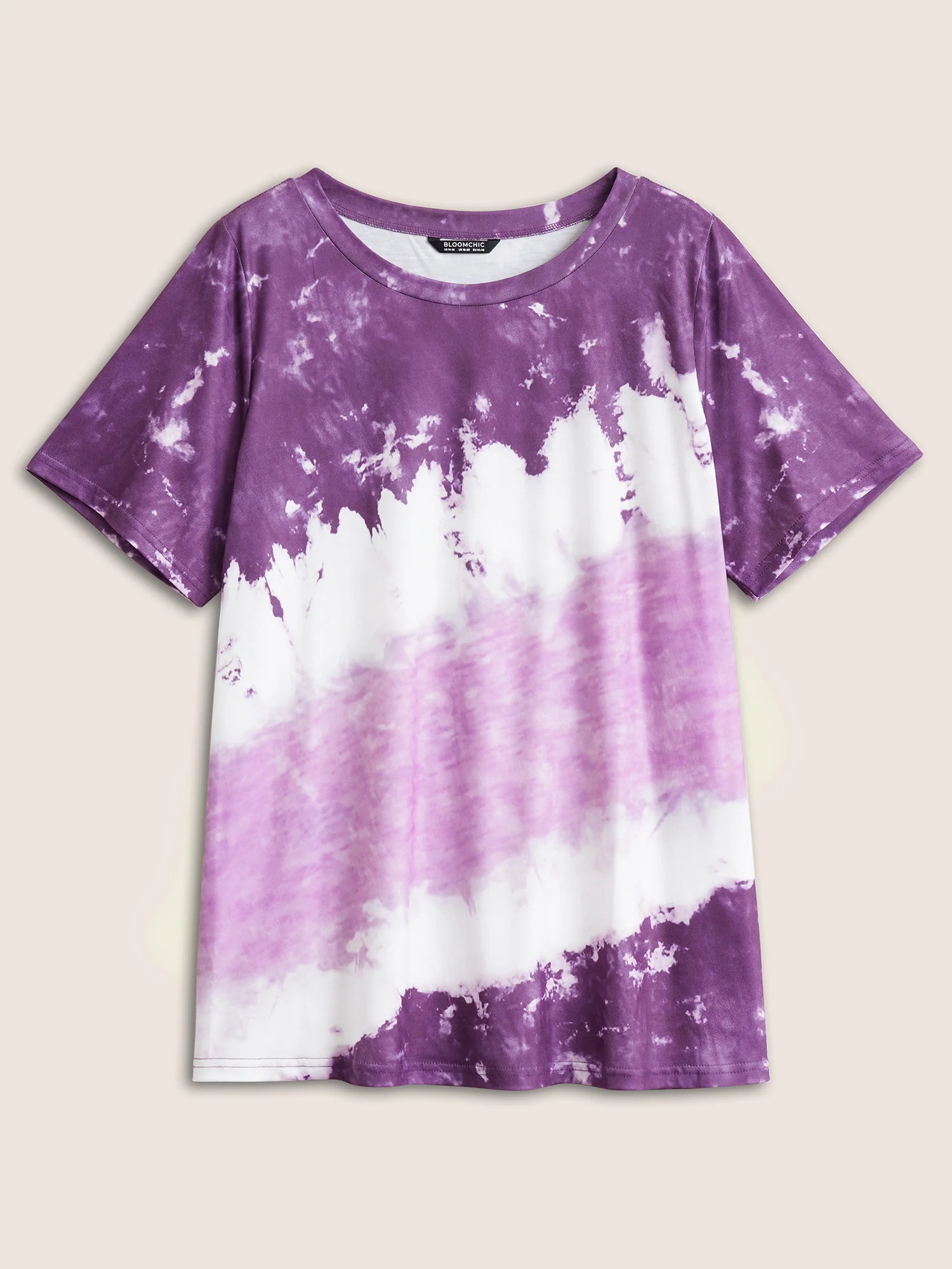 Tie Dye Round Neck T-shirt - Image 12