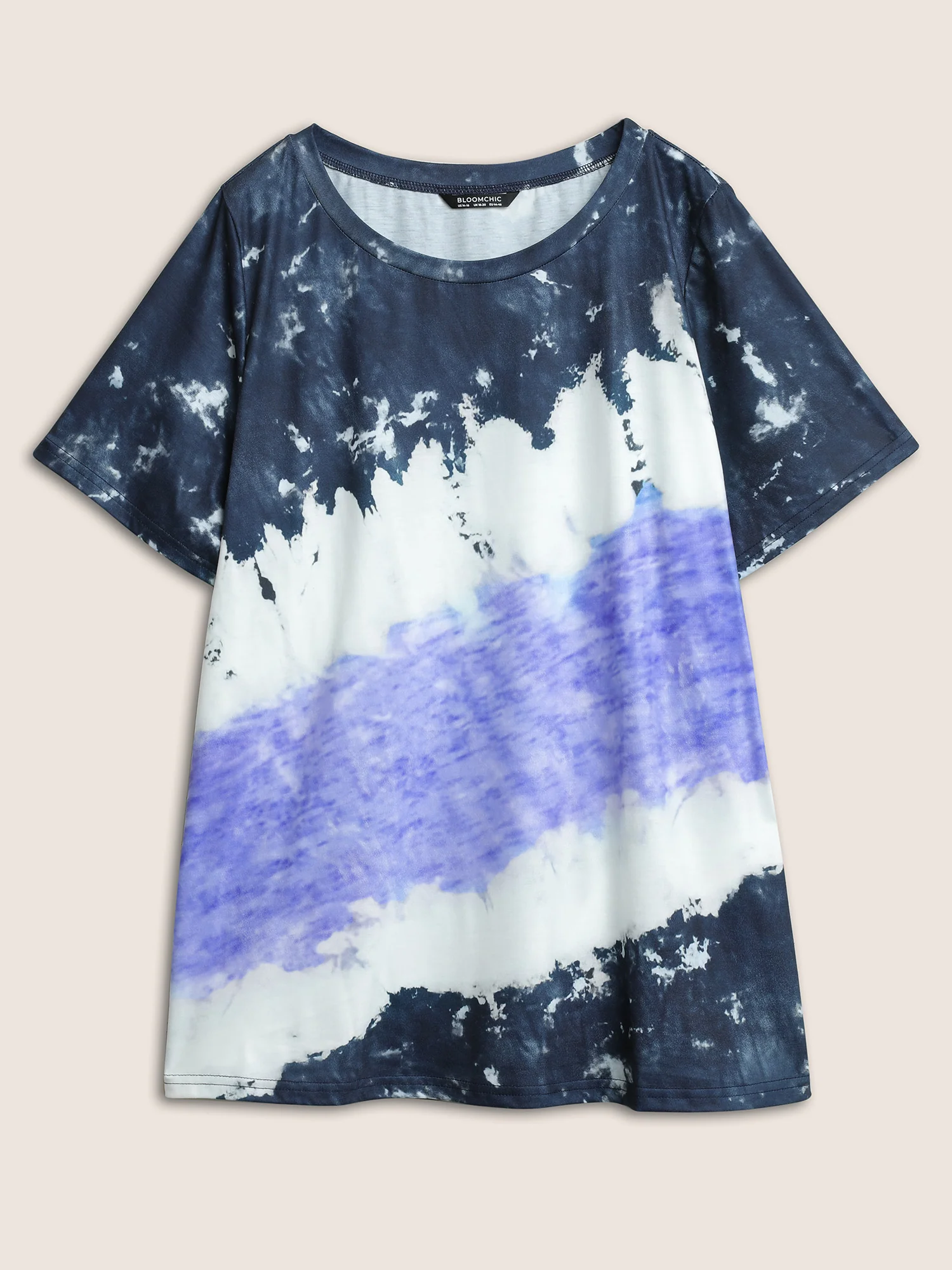 Tie Dye Round Neck T-shirt - Image 18