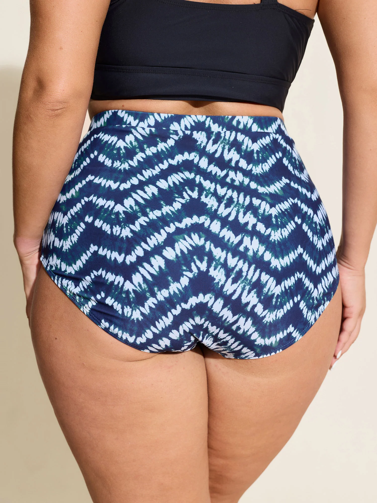 Tie-Dye Sarong Swim Bottoms Two Piece Set - Image 6