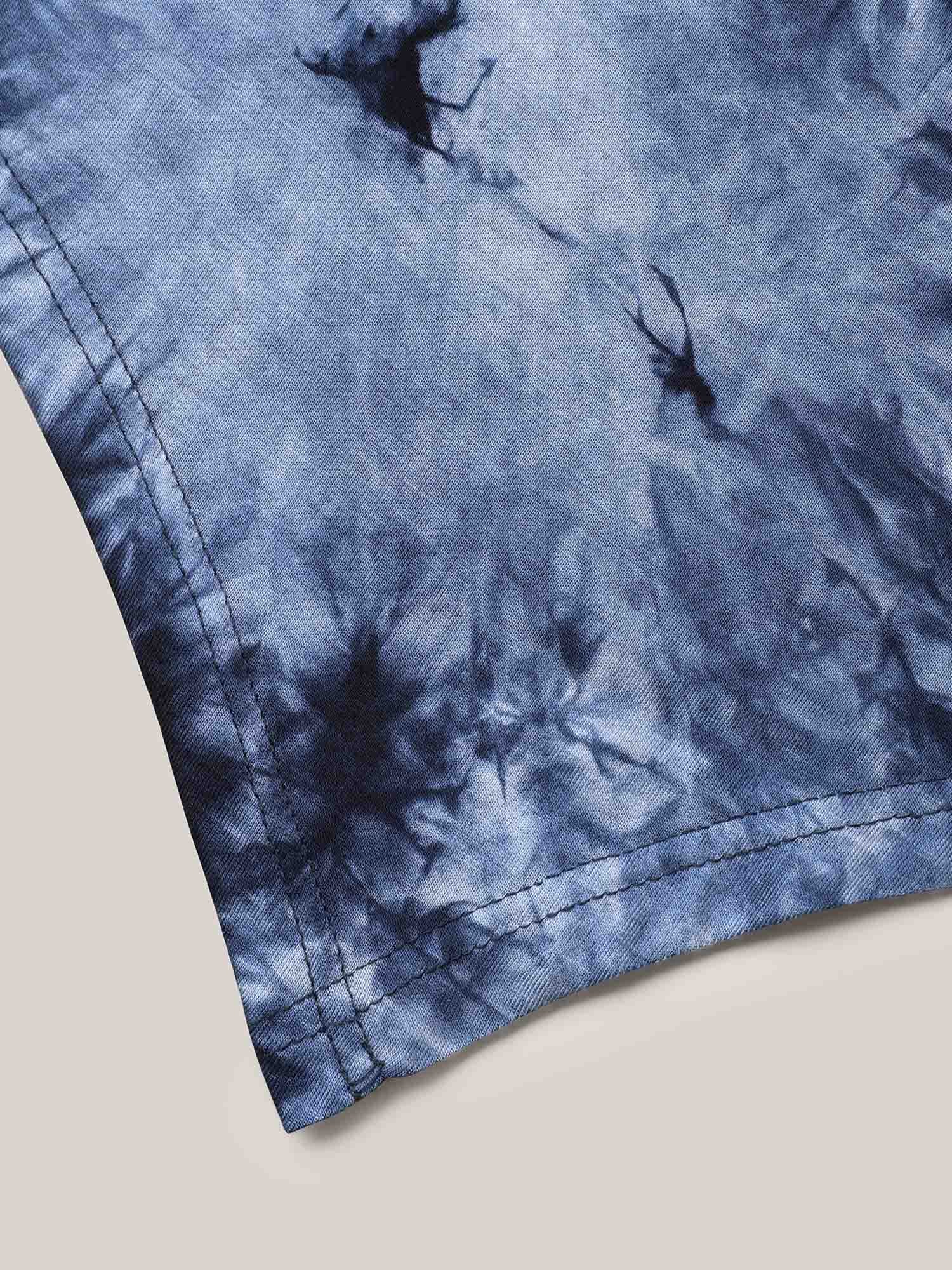 Tie-Dye Stretchy Asymmetrical Hem T-Shirt - Image 6