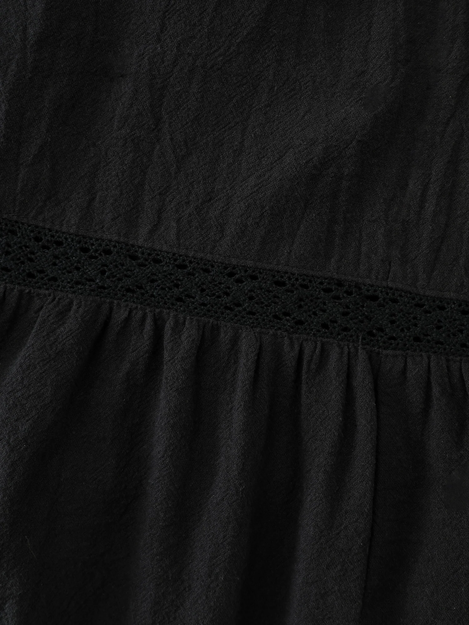 Tiered Solid Contrast Midi Skirt - Image 6