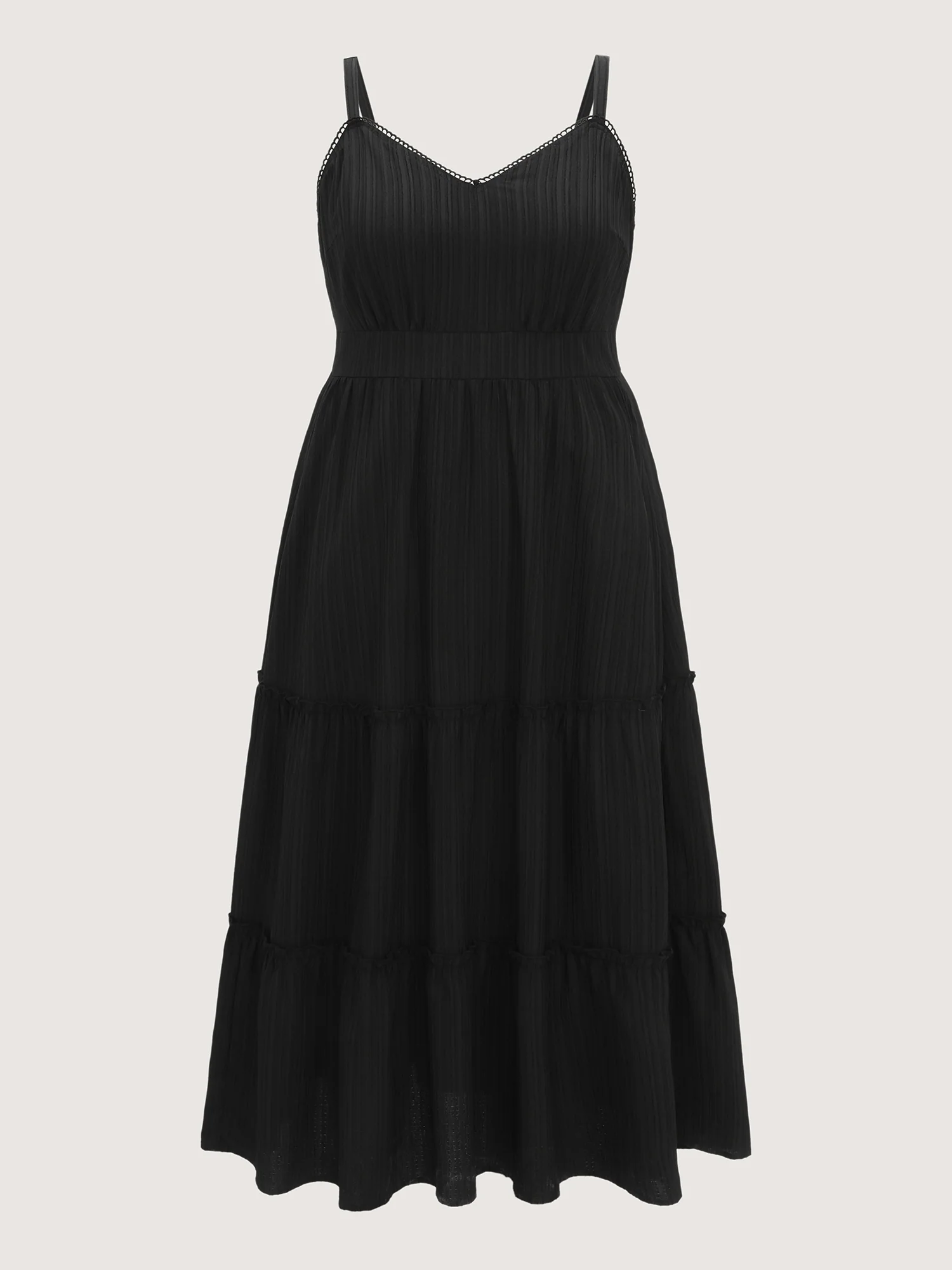 Timeless Back-Tie Tiered Cami Maxi Dress - Image 8