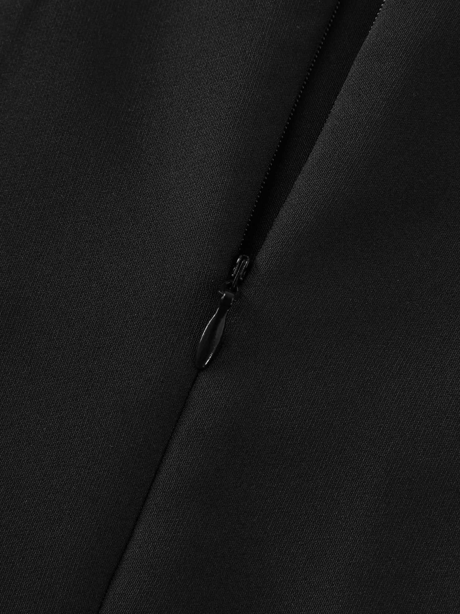 Timeless Pleated Stretchy Midi Skirt - Image 7