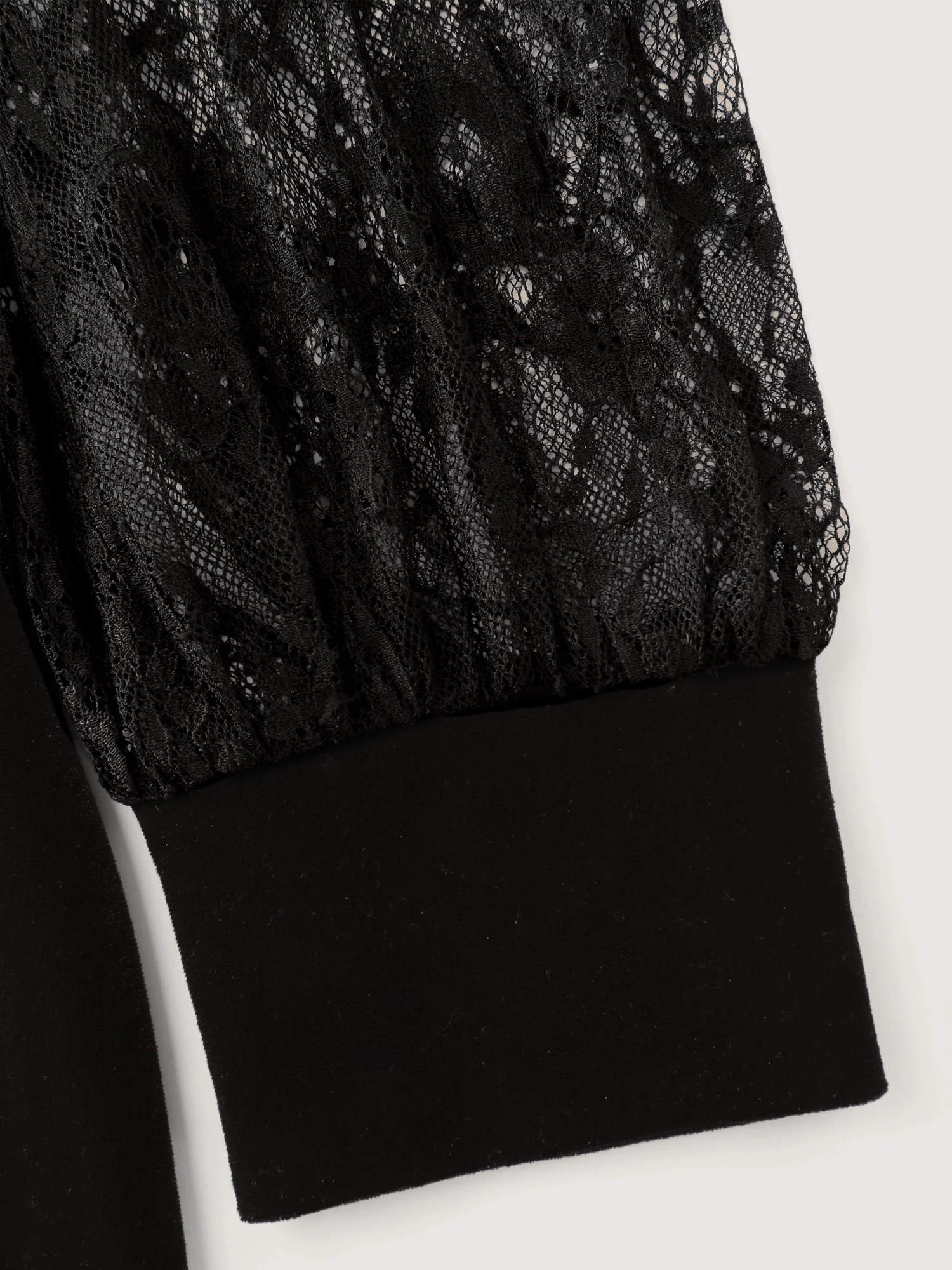 Timeless Velvet Lace Mesh Midi Dress - Image 6