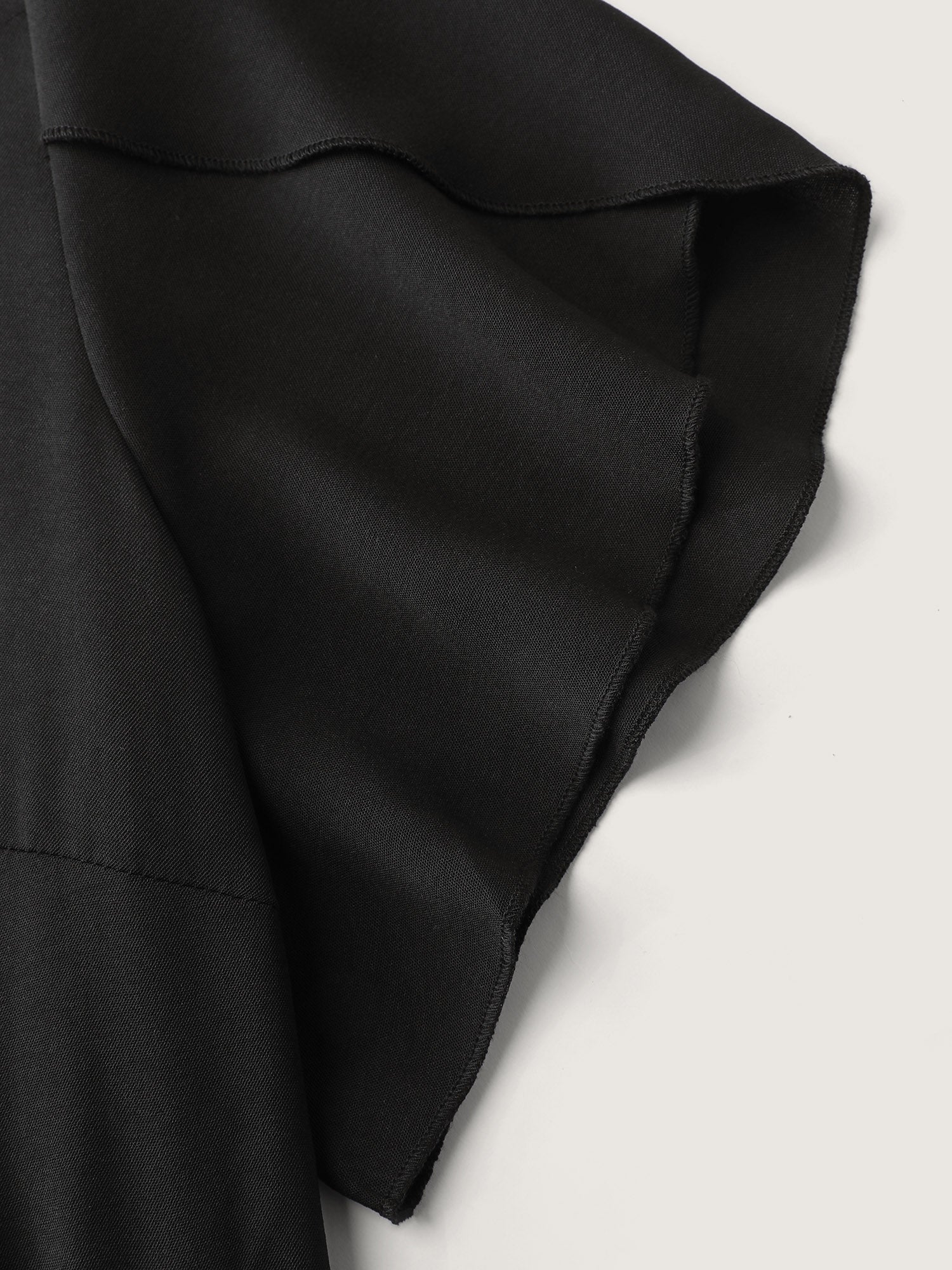 Timeless Waist-Tie Pleated Detail Mini Dress - Image 6