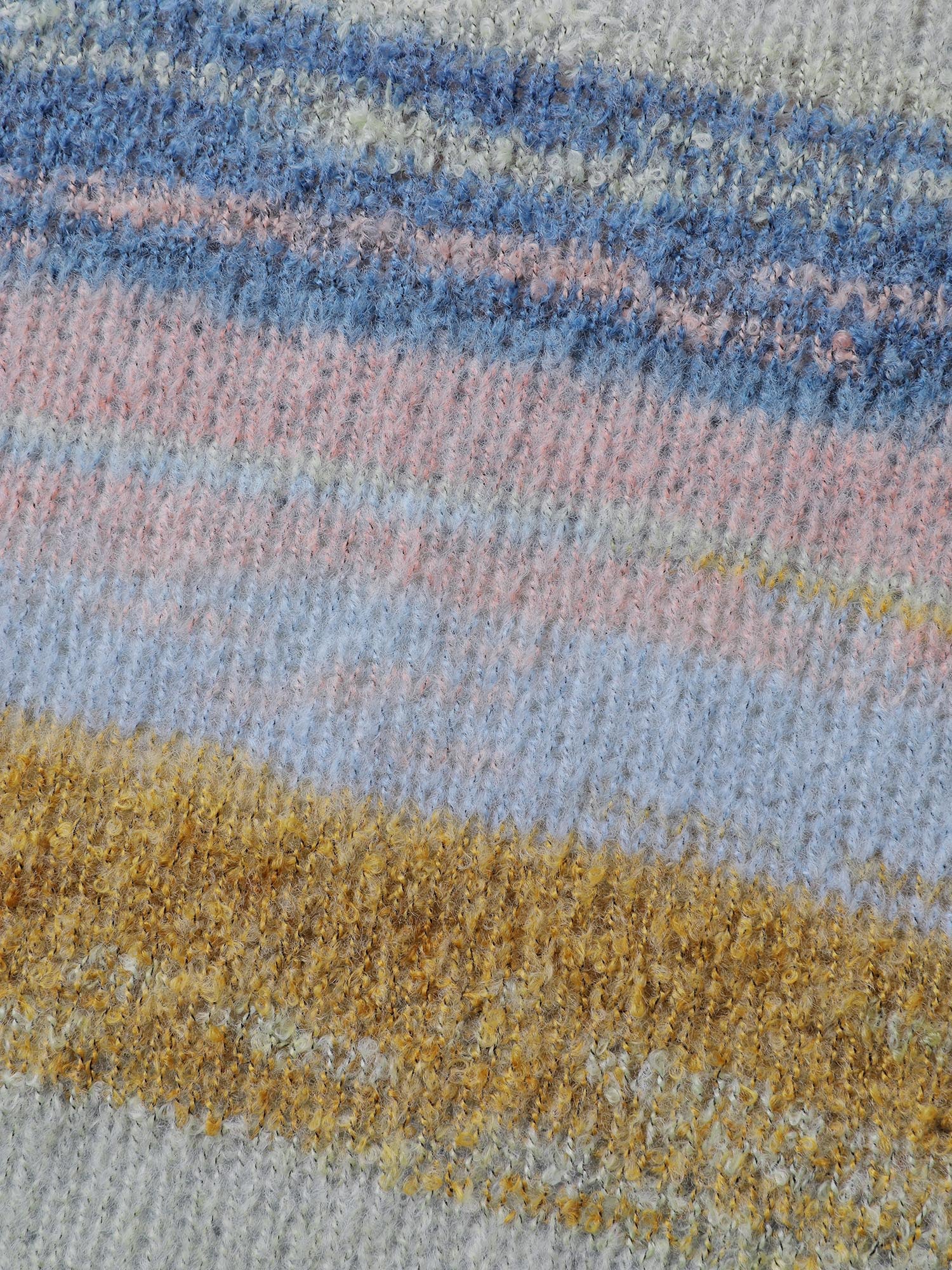 Tissue Textured Color Gradient Pullover - Image 6