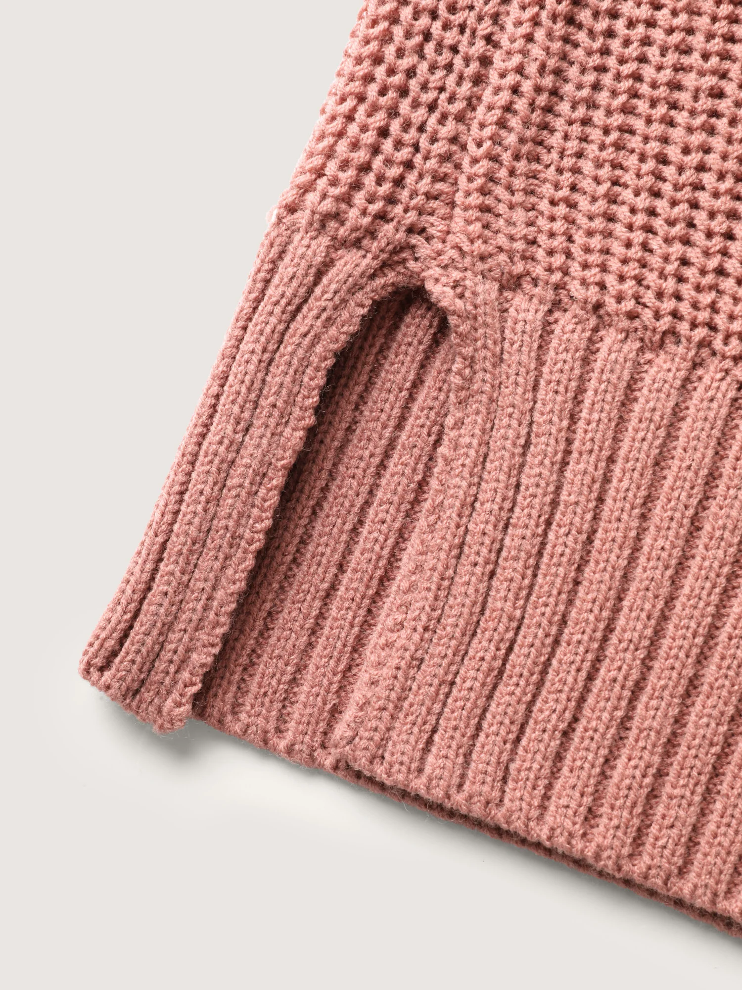Tissue Textured Hooded Cut-Out Pullover - Image 6