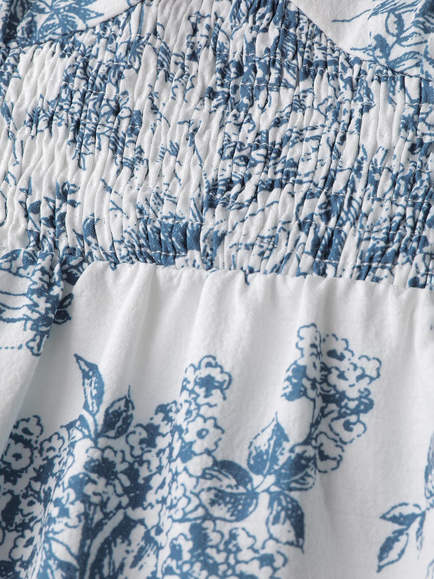 Toile de Jouy Neck-Tie Midi Dress - Image 5