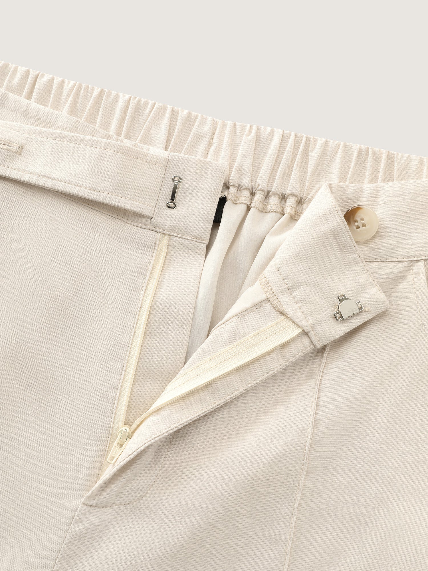 Toothpick Pleat Straight-Fit Plain Pants - Image 6