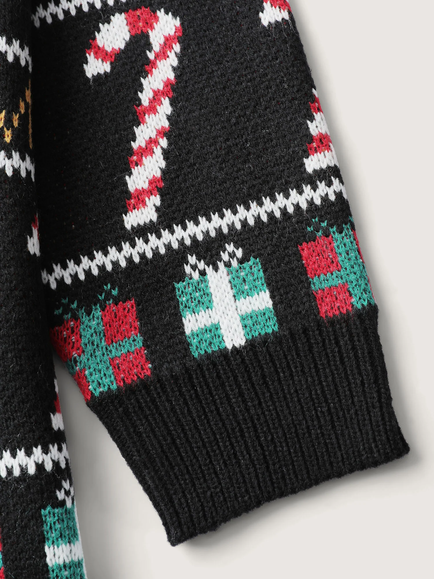 Tree Holiday Candy Jacquard Pullover - Image 5