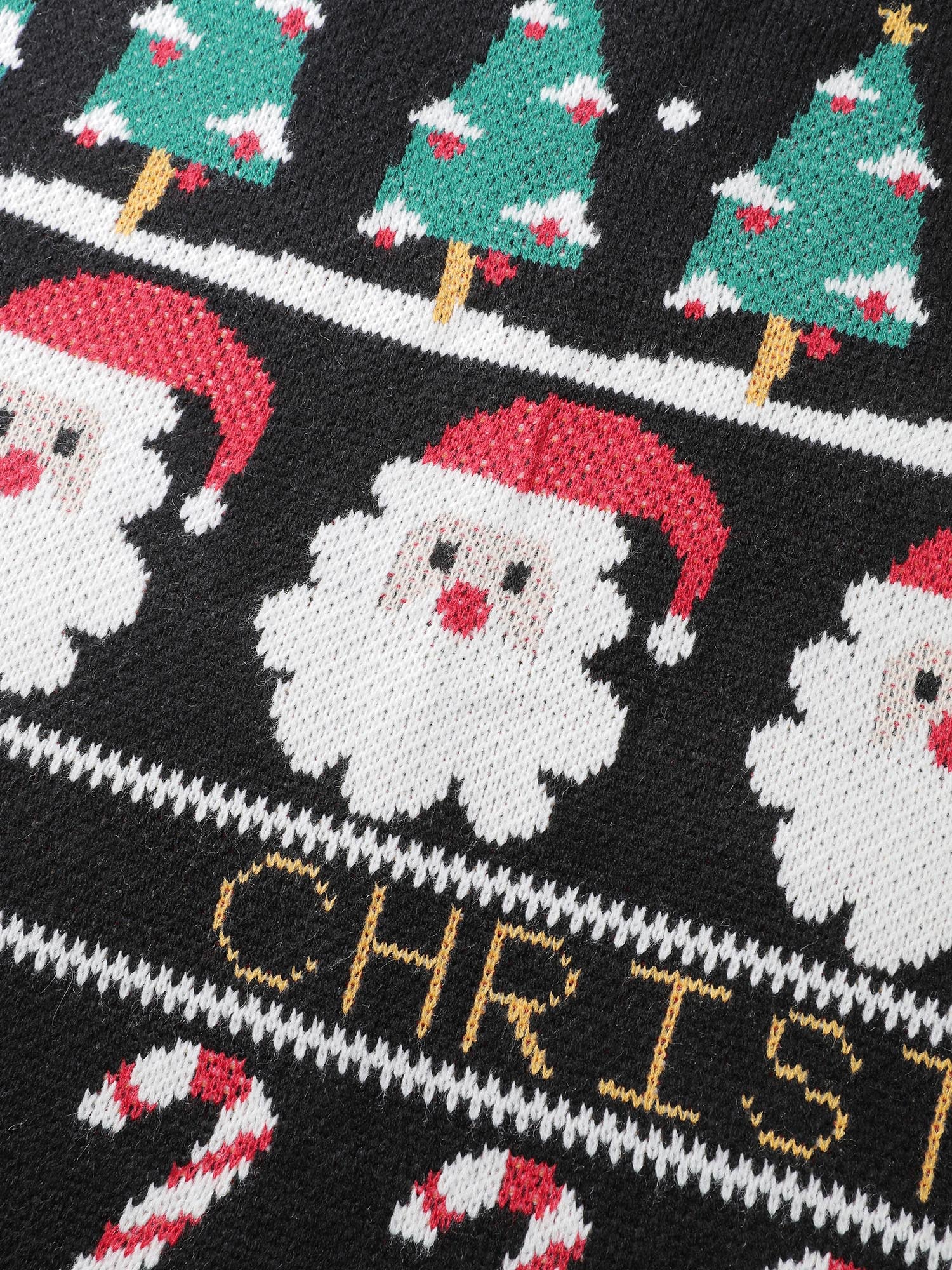 Tree Holiday Candy Jacquard Pullover - Image 6