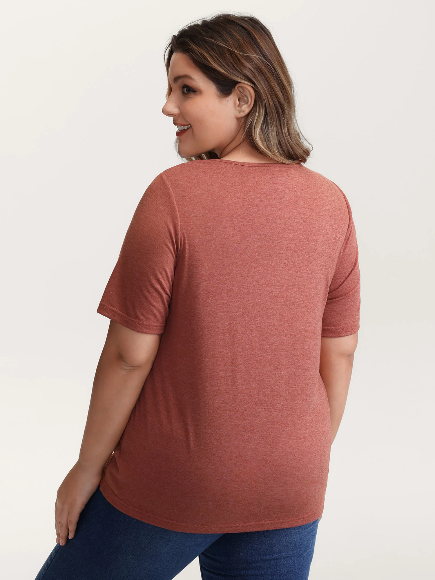 Trick or BloomChic Crossover Neck-Tie T-Shirt - Image 14