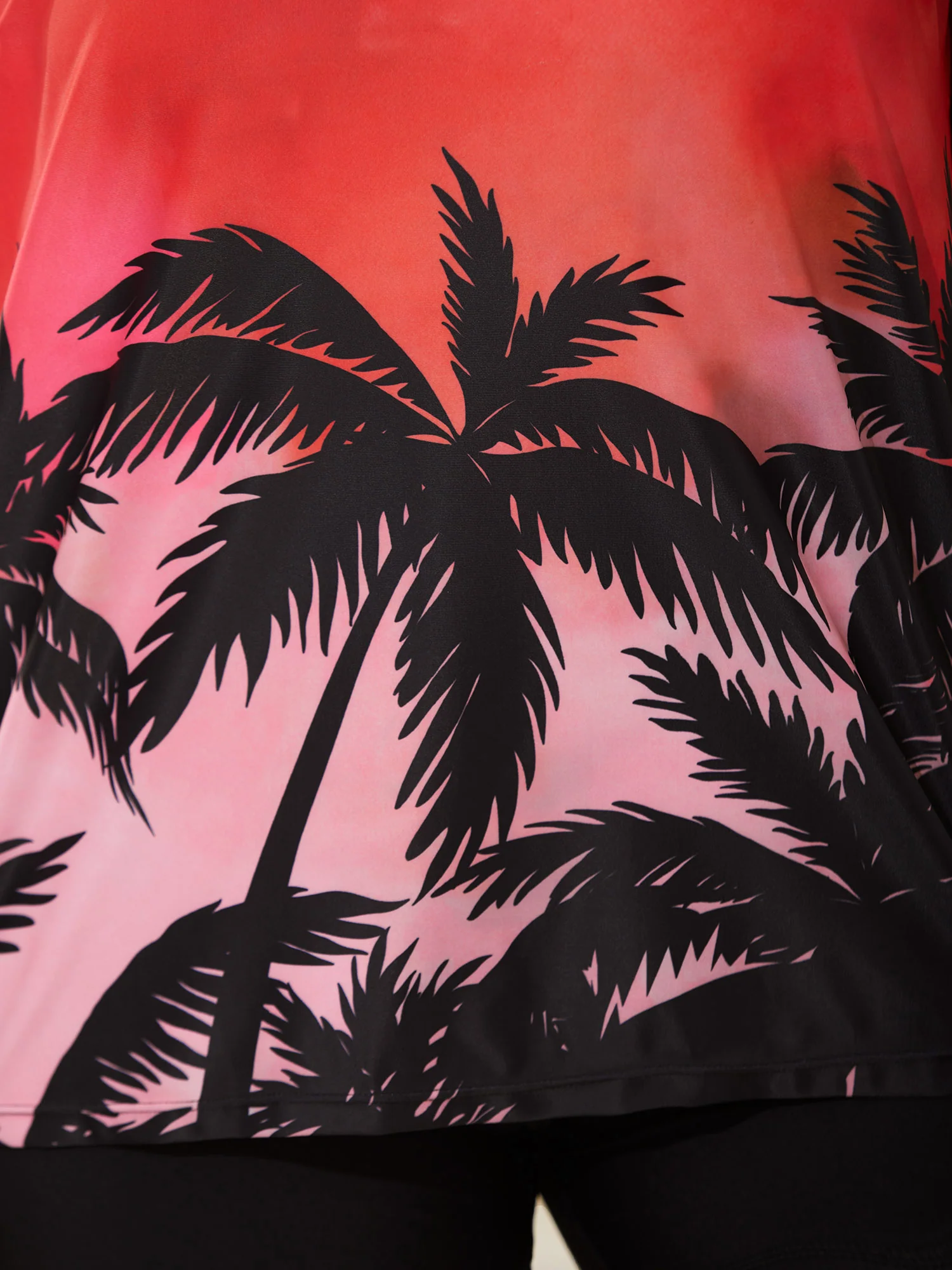 Tropical Color Contrast Swim Top - Image 4