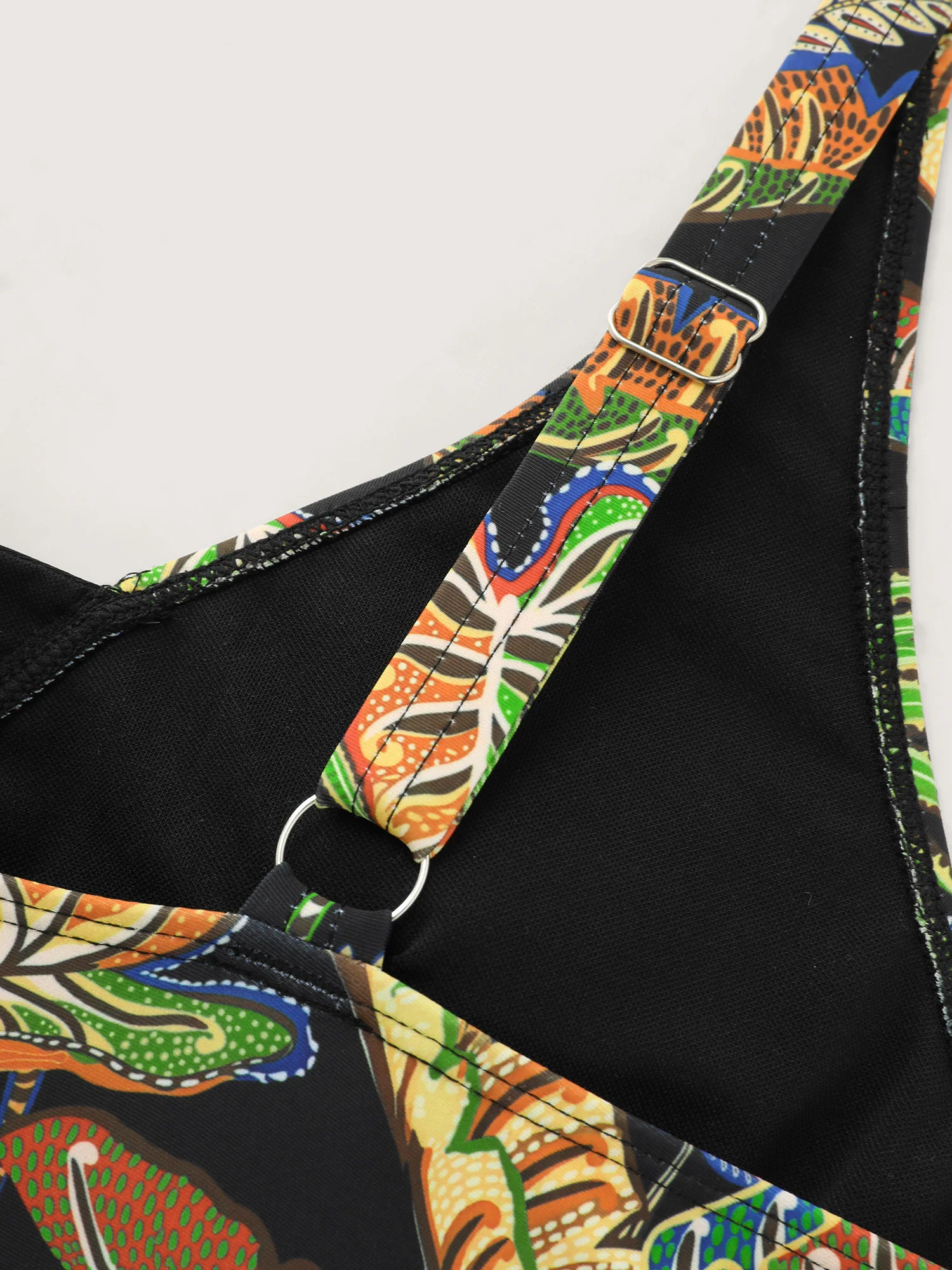 Tropical Escape Layered One-Piece Swimsuit - Image 6