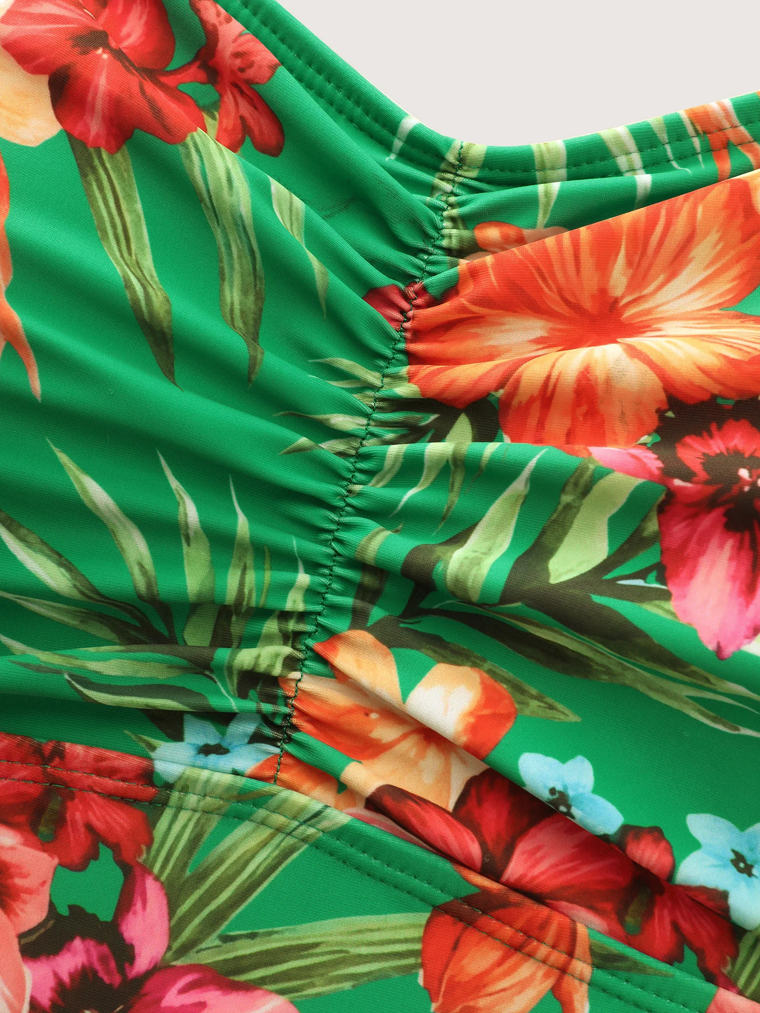 Tropical Escape Pockets Swim Dress - Image 10
