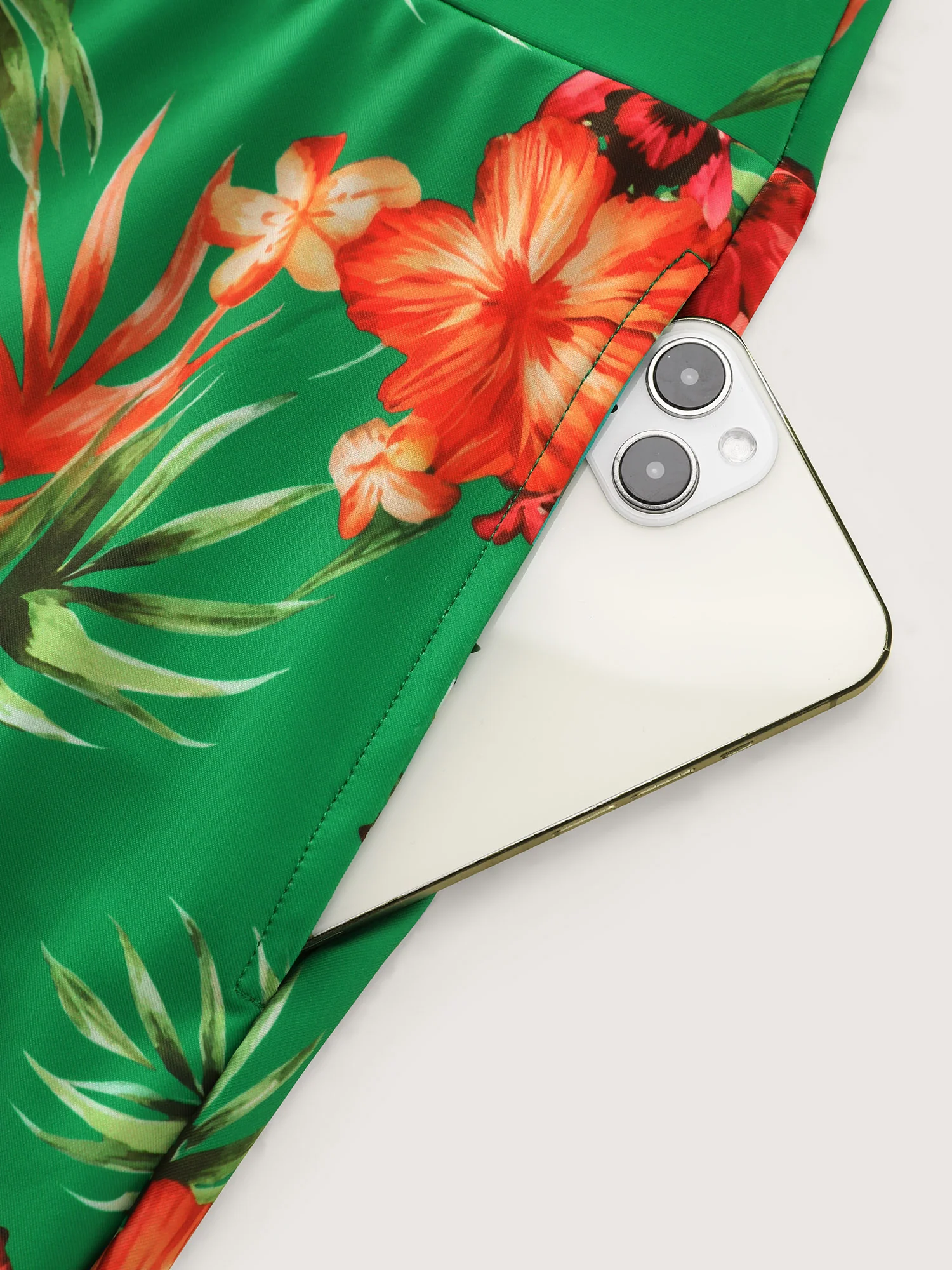 Tropical Escape Pockets Swim Dress - Image 11