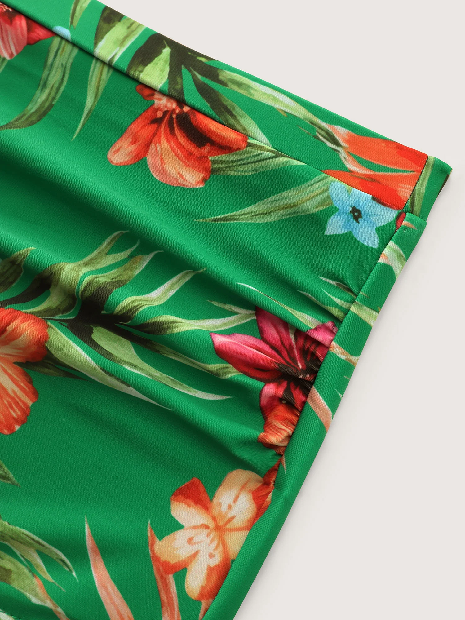Tropical Escape Pockets Swim Dress - Image 12