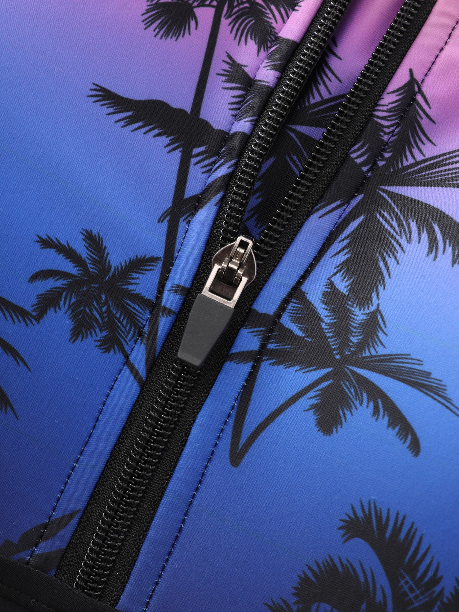 Tropical Print Smooth Core Swim Top - Image 6