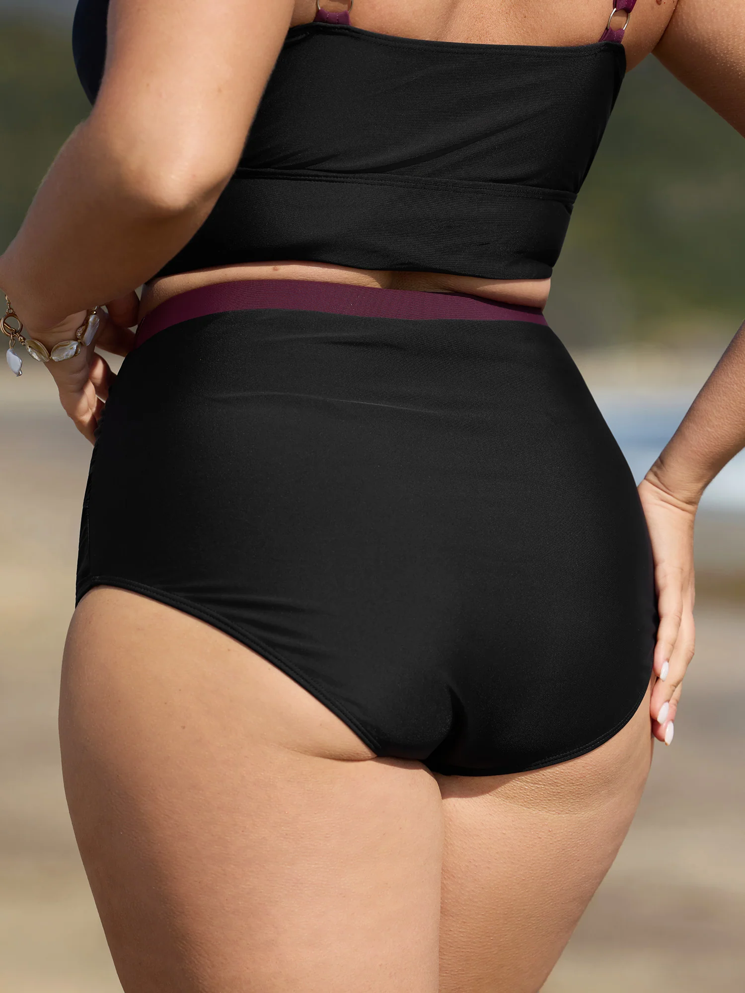 Tummy-Control High-Waisted Bikini Bottoms - Image 4