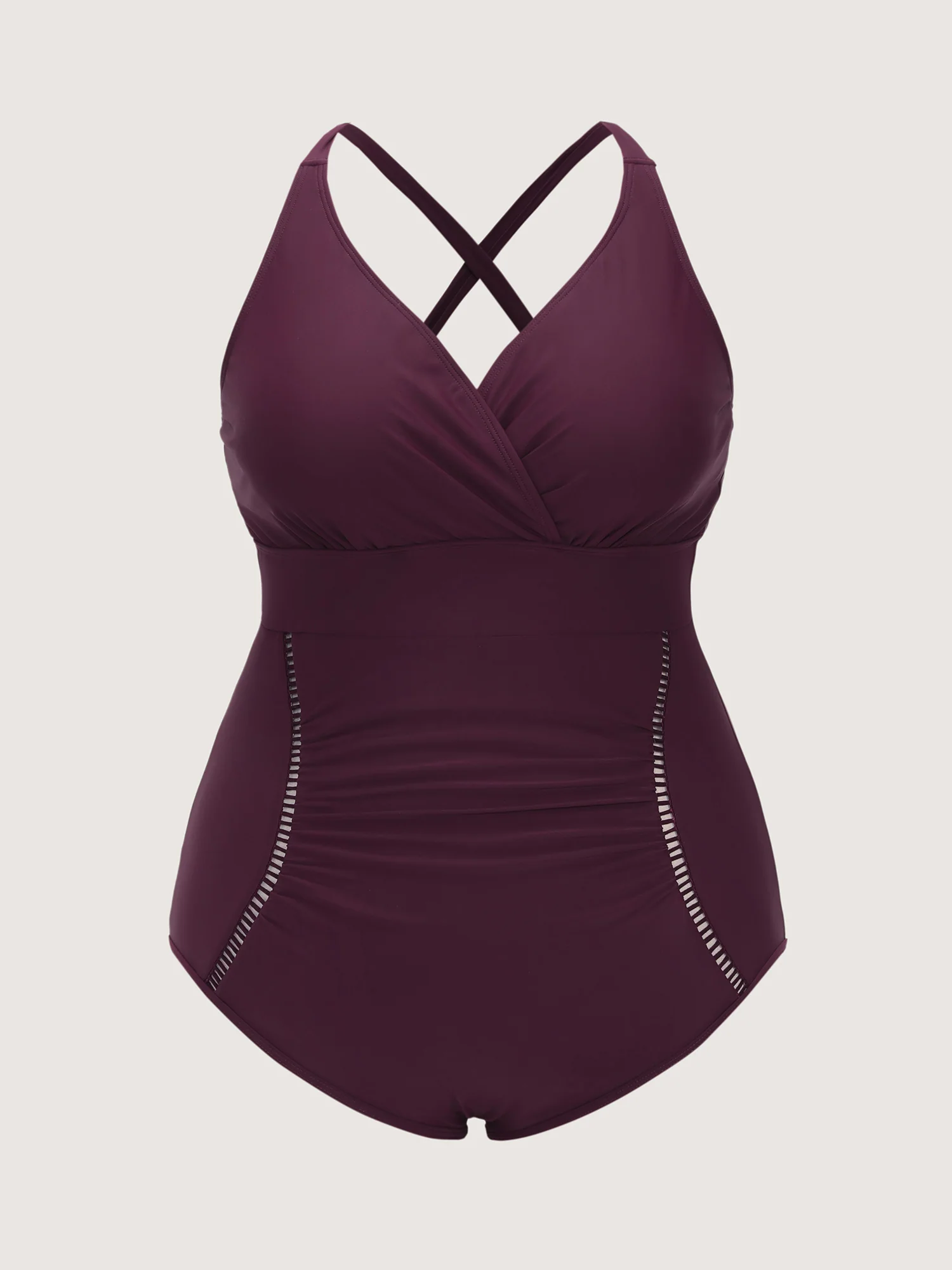 Tummy-Control Side Panel One-Piece Swimsuit - Image 9