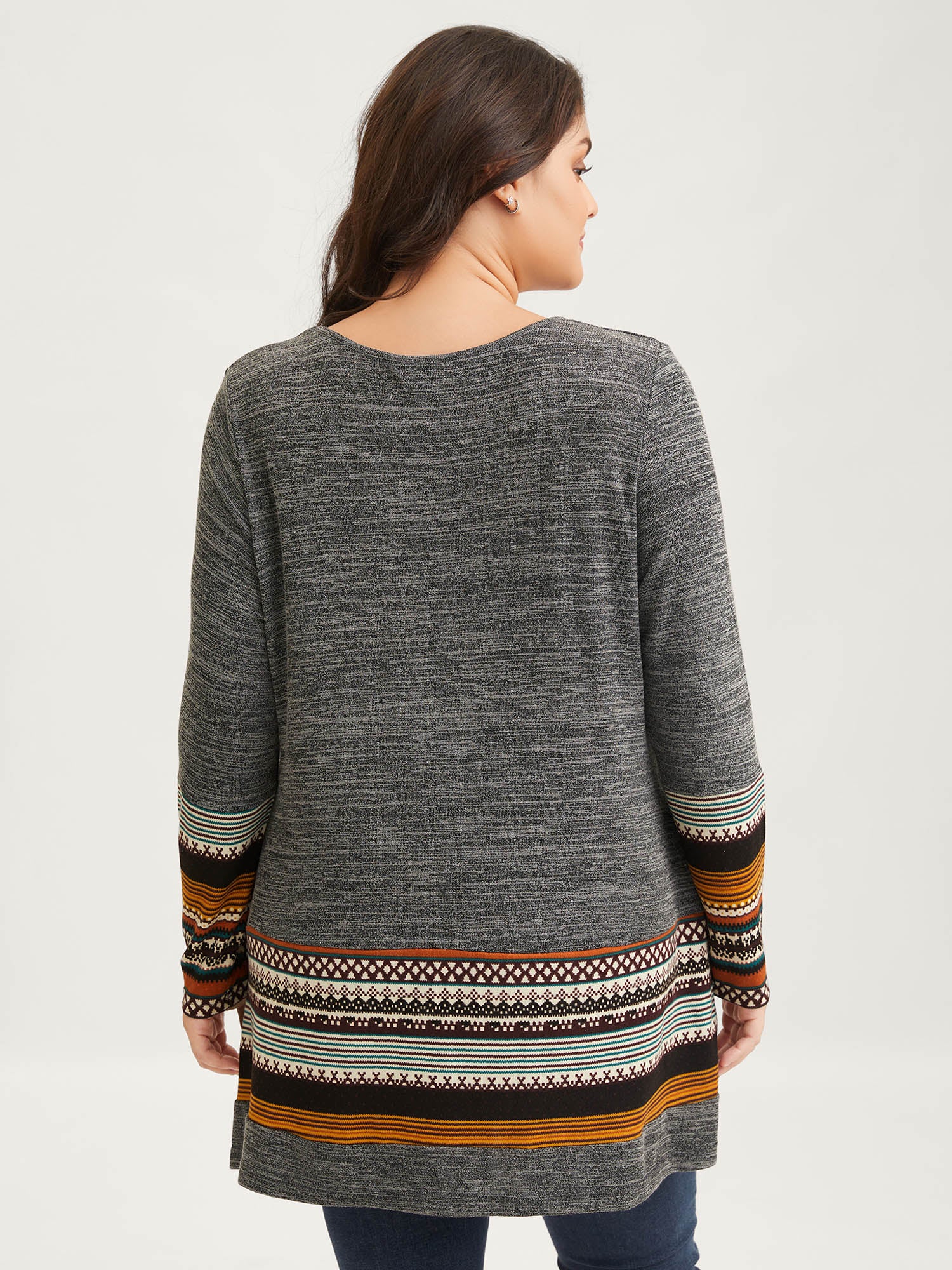 Tunic Boho Print Pocket T-shirt - Image 12