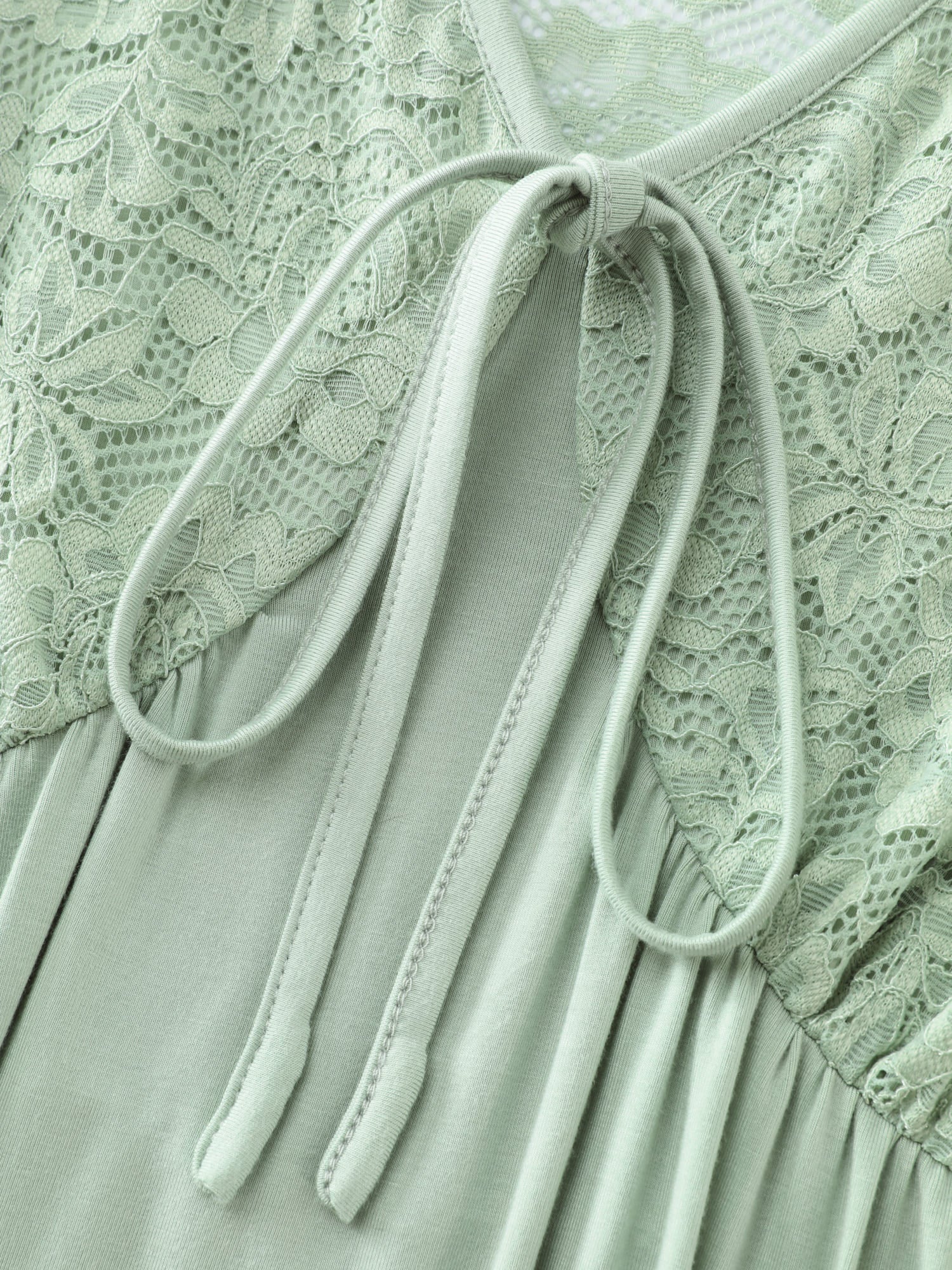 Tunic Waist-Tie Flowy Knit Top - Image 7
