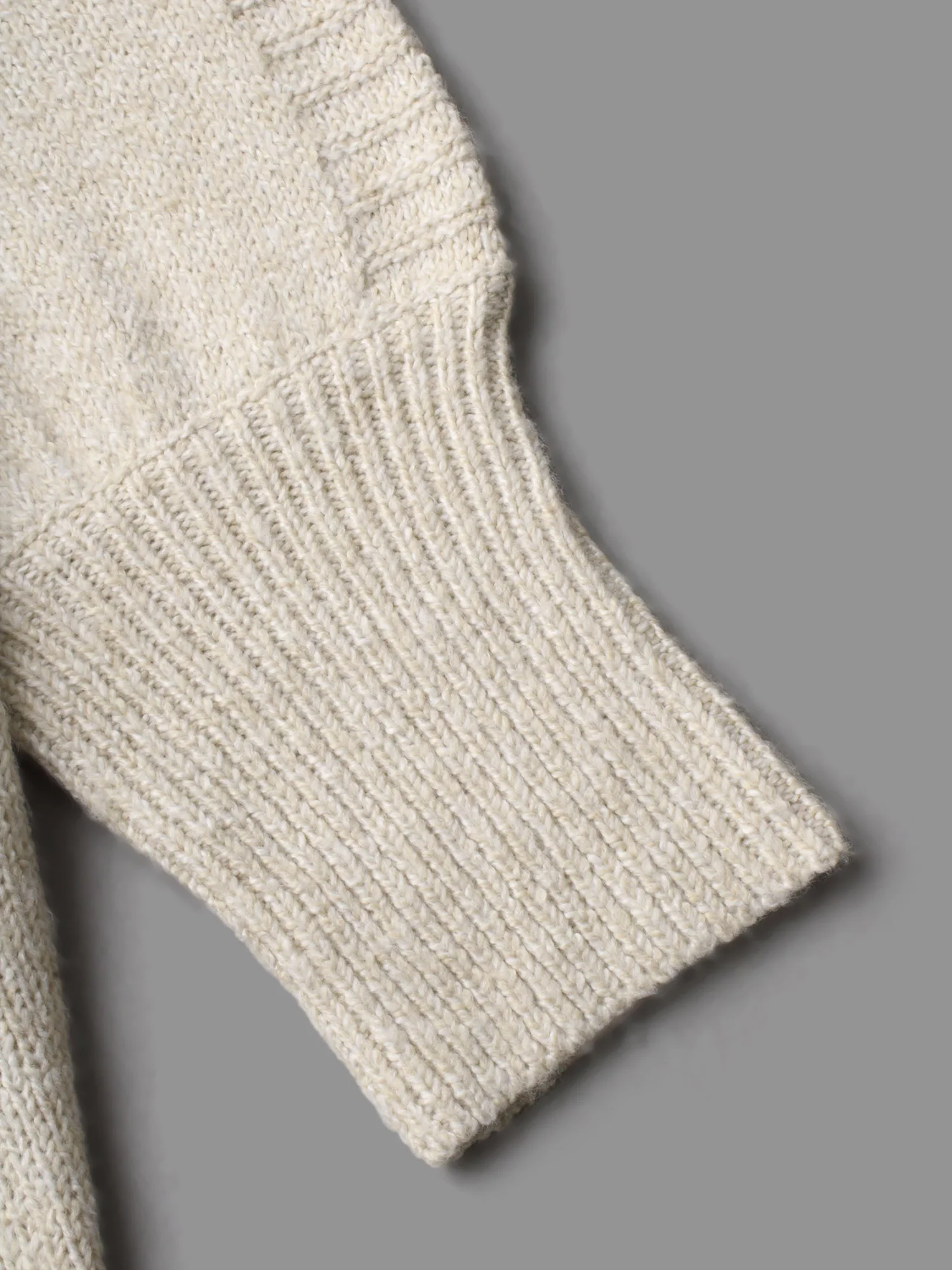 Turtleneck Cable Knit Asymmetrical Hem Pullover - Image 7