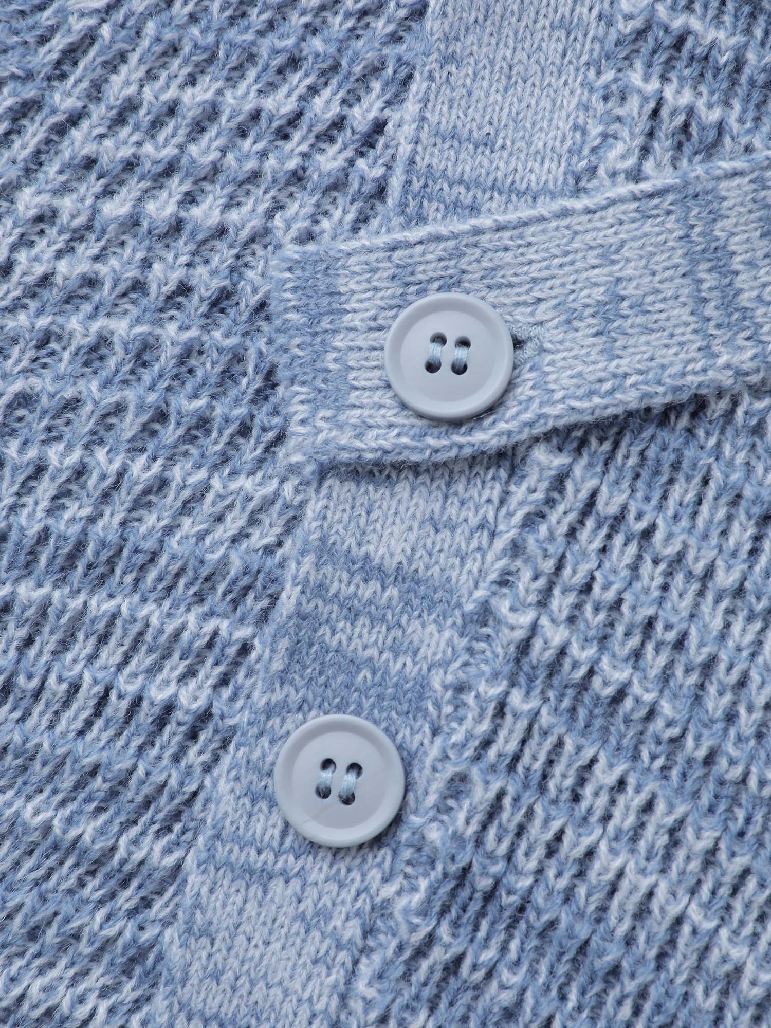 Turtleneck Wrap Adjustable Button Pullover - Image 5