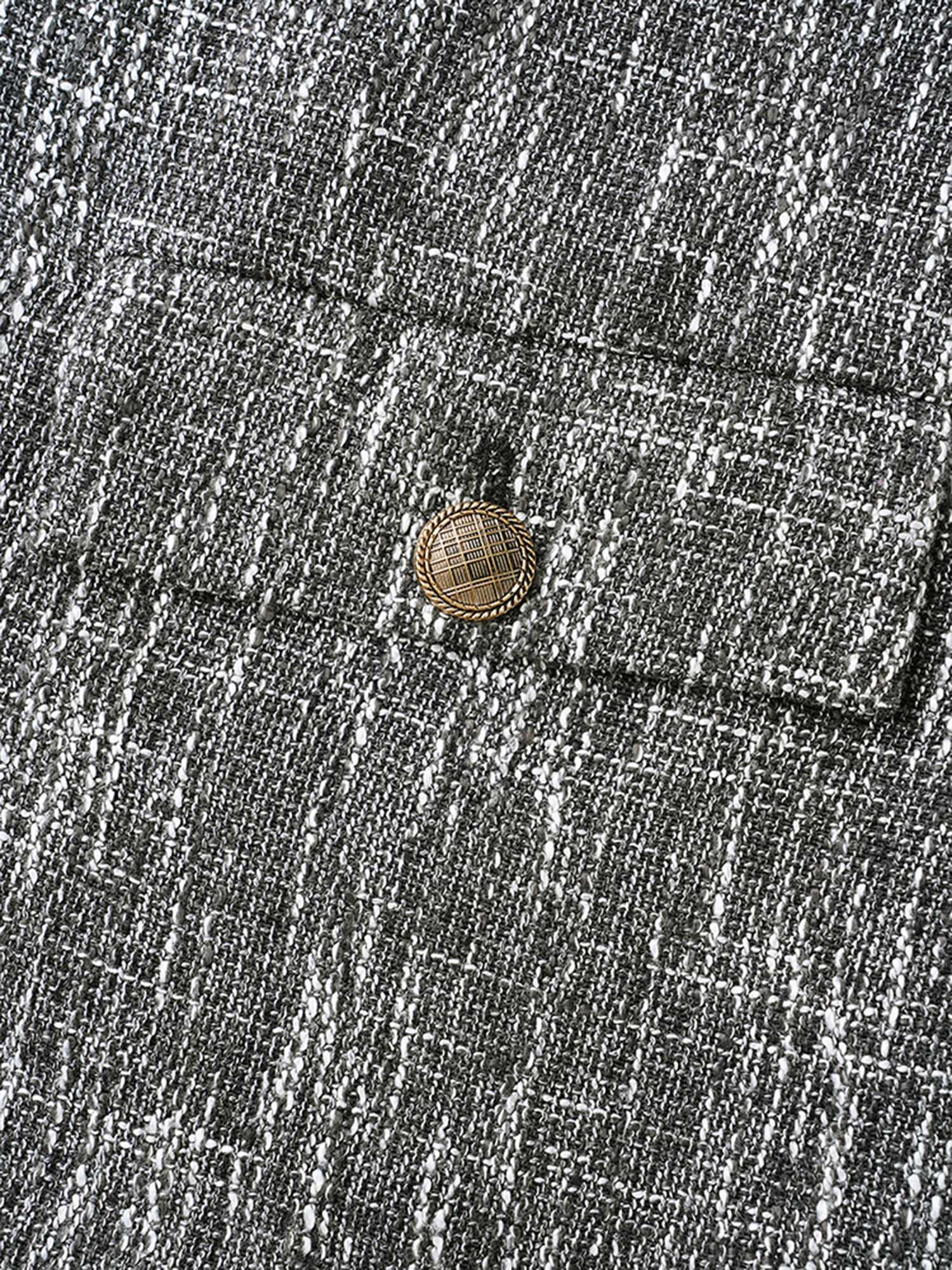Tweed Button Up Flap Pocket Jacket - Image 6